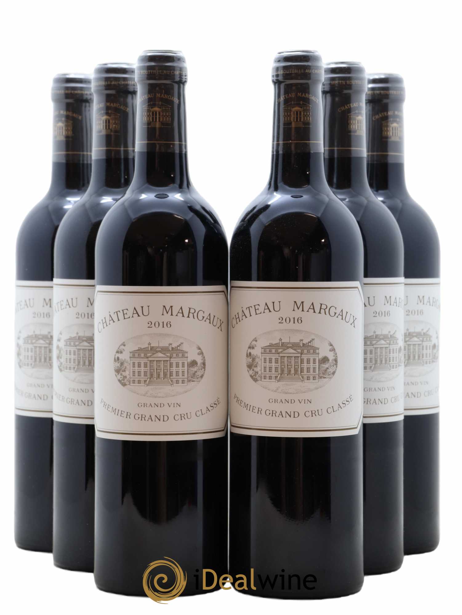 Château Margaux 1er Grand Cru Classé 2016 - Lot de 6 bouteilles - 0
