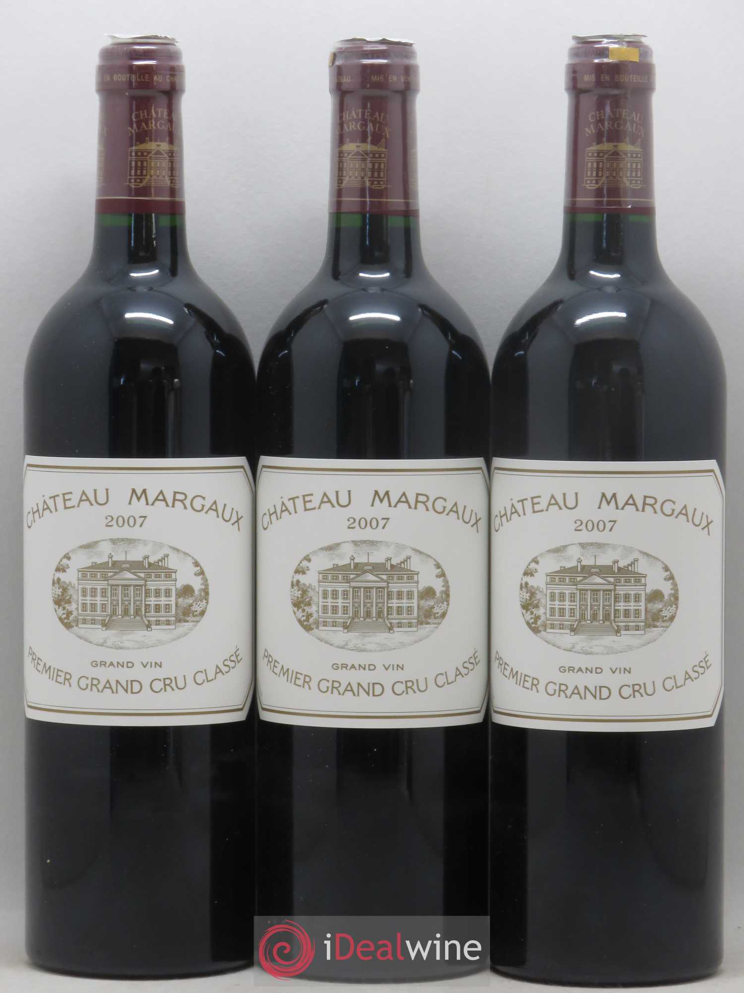 Château Margaux 1er Grand Cru Classé 2007 - Lot de 6 bouteilles - 1