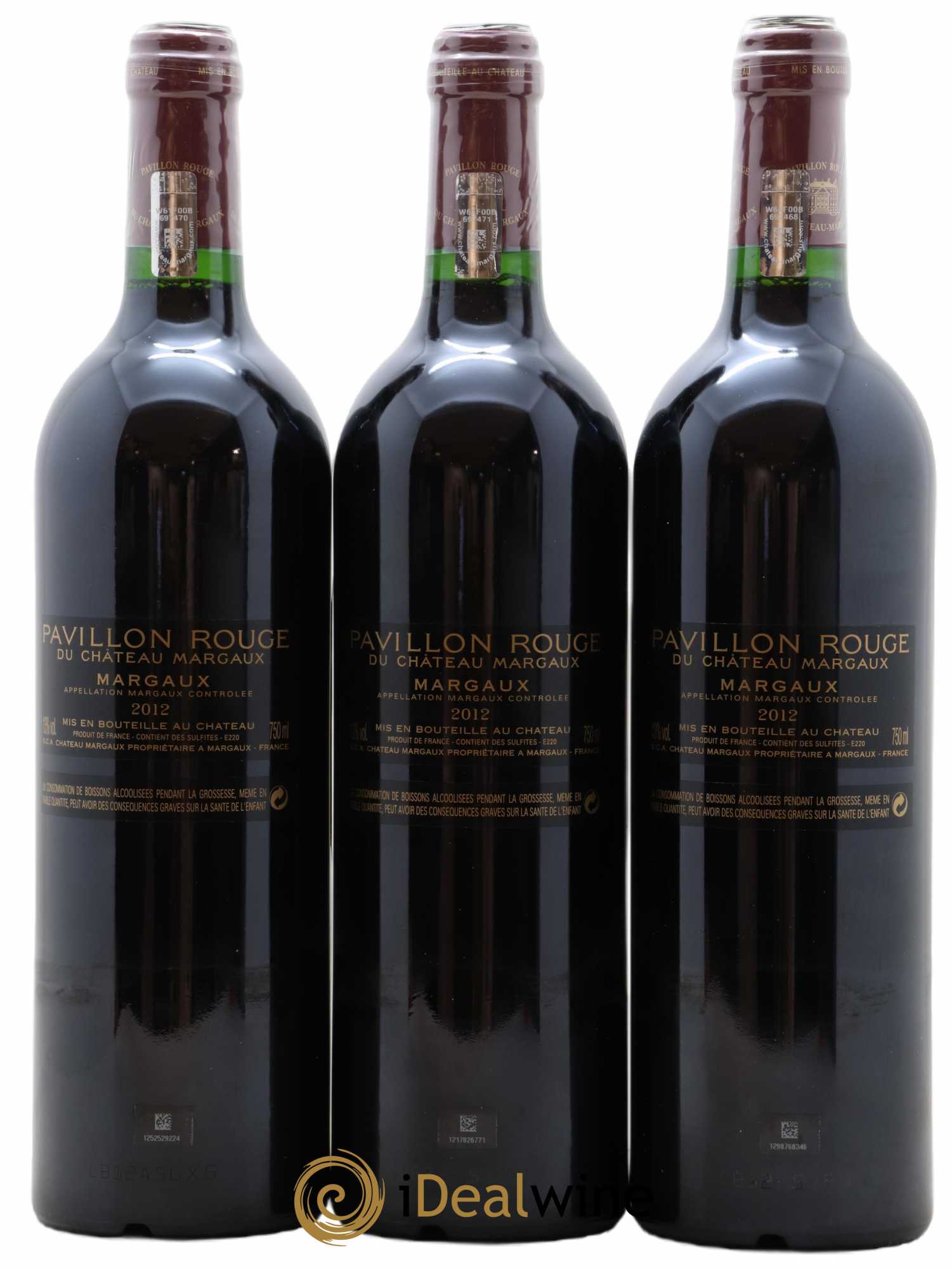 Pavillon Rouge du Château Margaux Second Vin 2012 - Lot de 6 bouteilles - 2