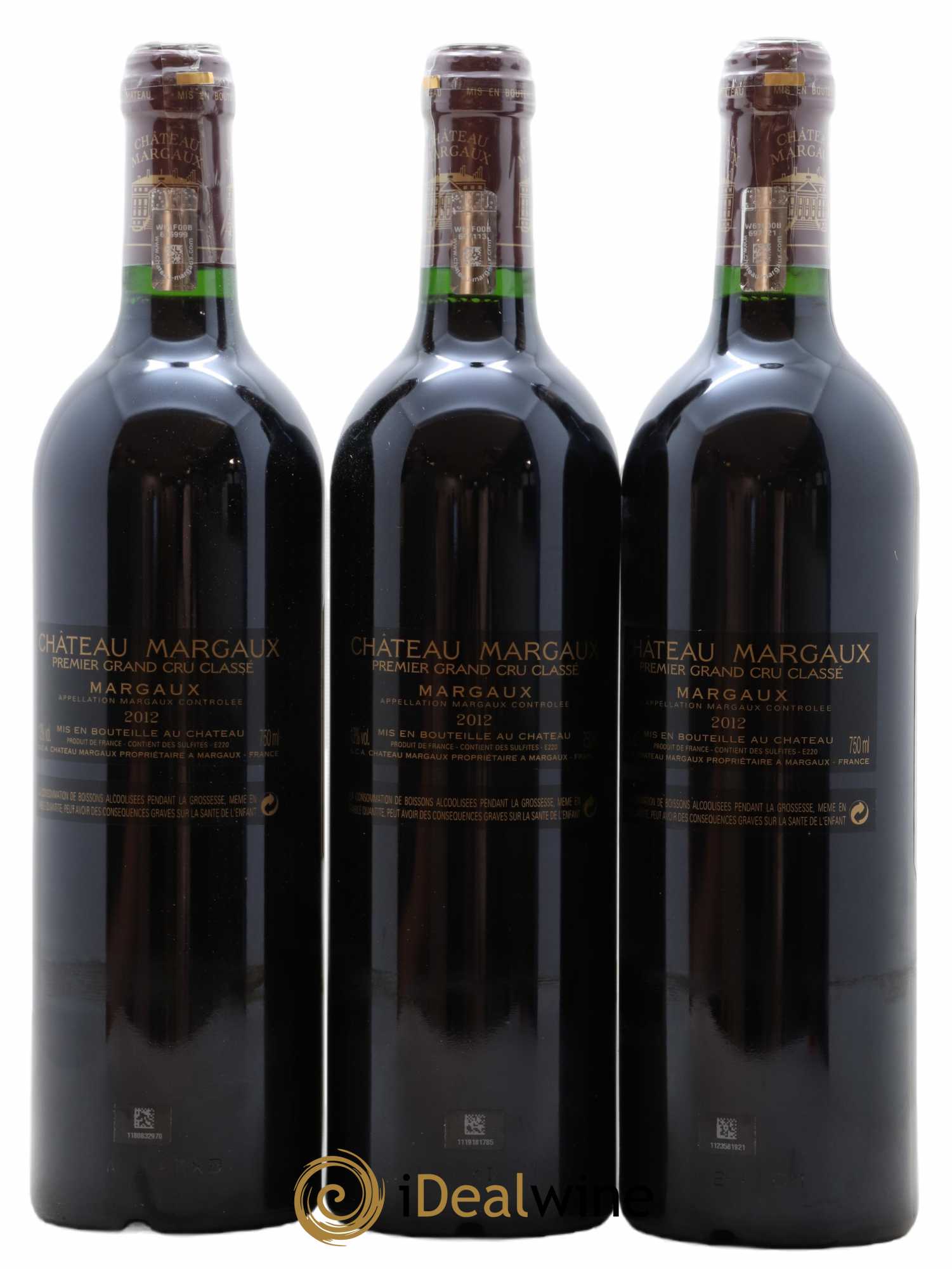 Château Margaux 1er Grand Cru Classé 2012 - Lot de 6 bouteilles - 2