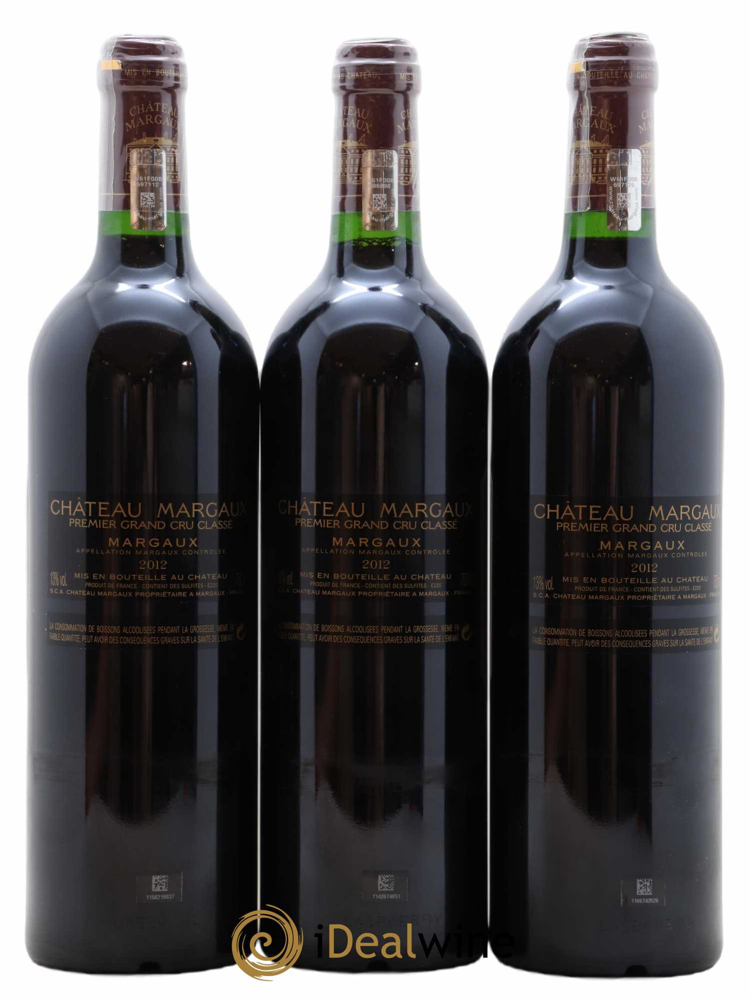 Château Margaux 1er Grand Cru Classé 2012 - Lot de 6 bouteilles - 4