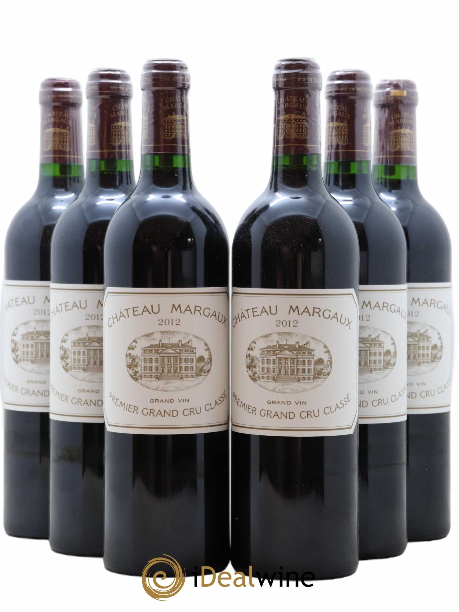Château Margaux 1er Grand Cru Classé 2012 - Lot de 6 bouteilles - 0
