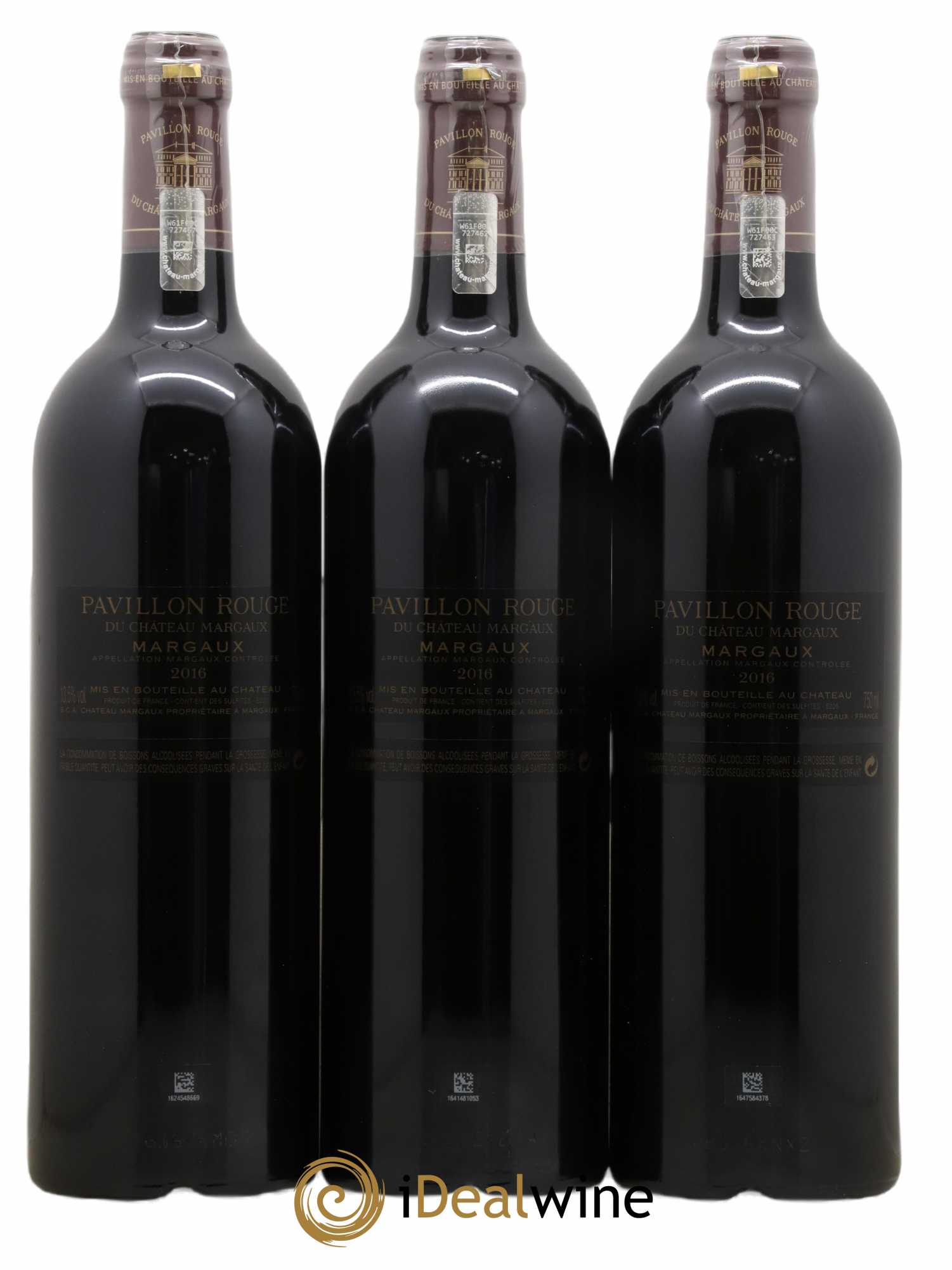 Pavillon Rouge du Château Margaux Second Vin 2016 - Lot de 3 bouteilles - 1
