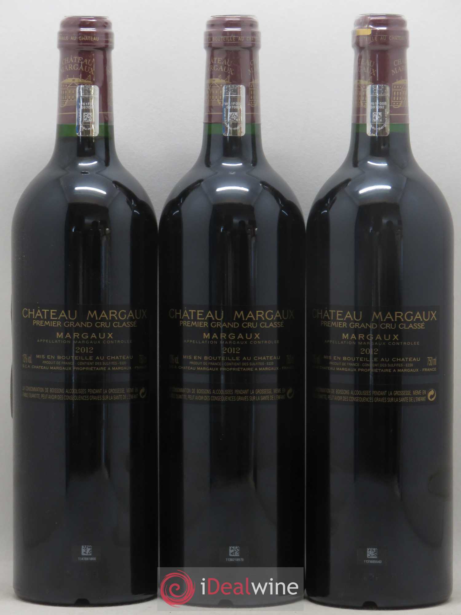 Château Margaux 1er Grand Cru Classé 2012 - Lot de 6 bouteilles - 4