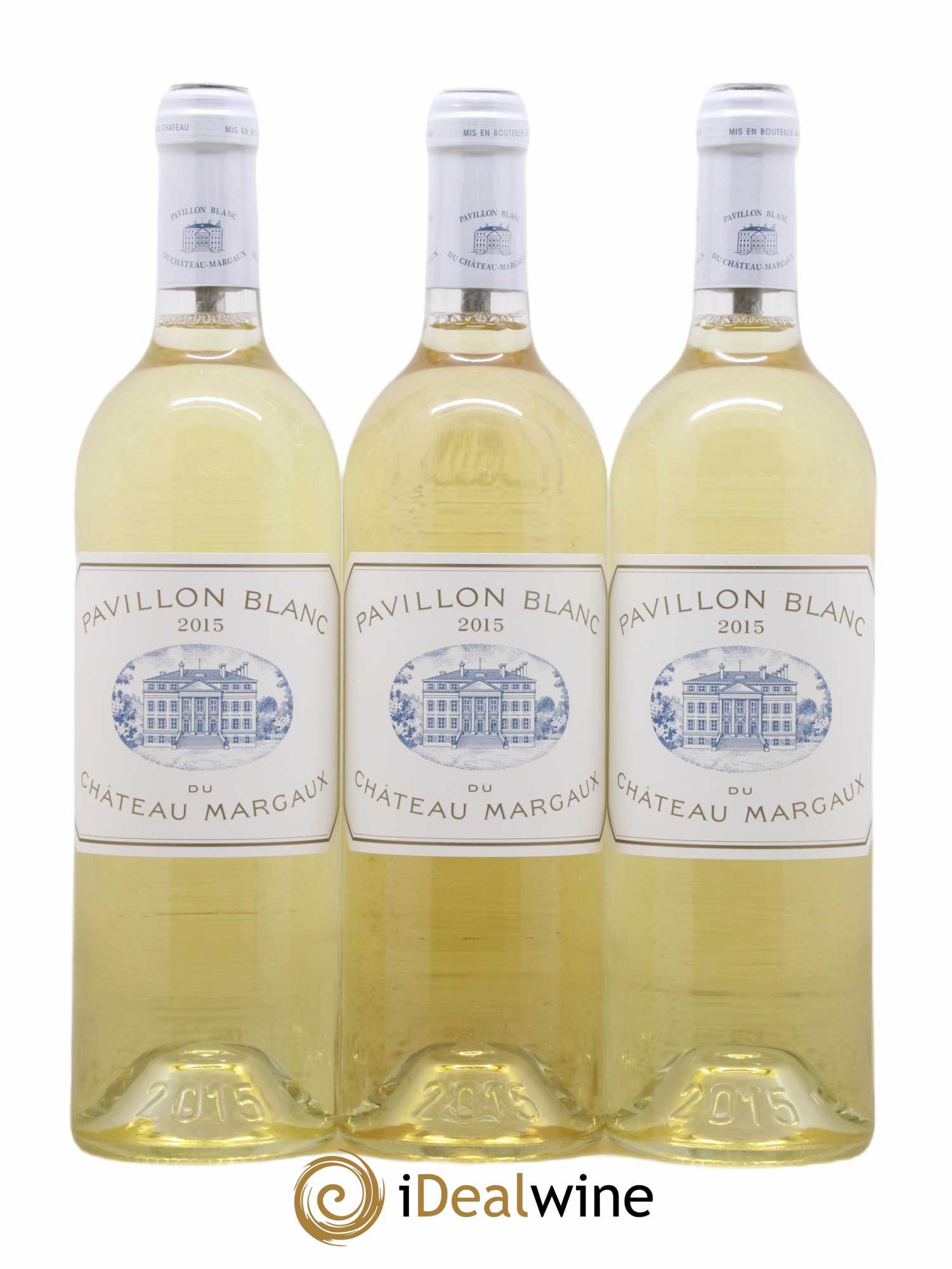 Pavillon Blanc du Château Margaux 2015 - Lot de 3 bouteilles - 0