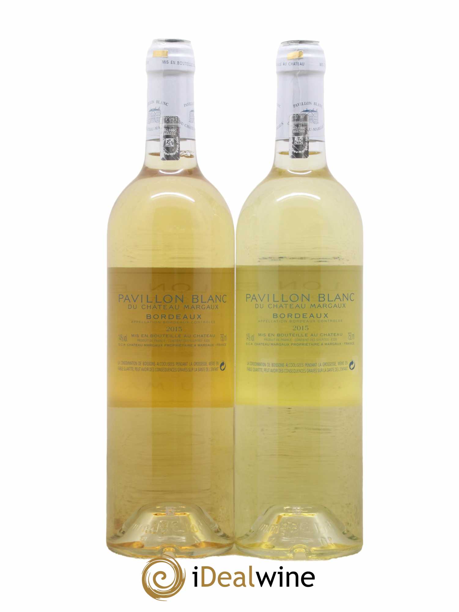 Pavillon Blanc du Château Margaux 2015 - Lot de 2 bouteilles - 1