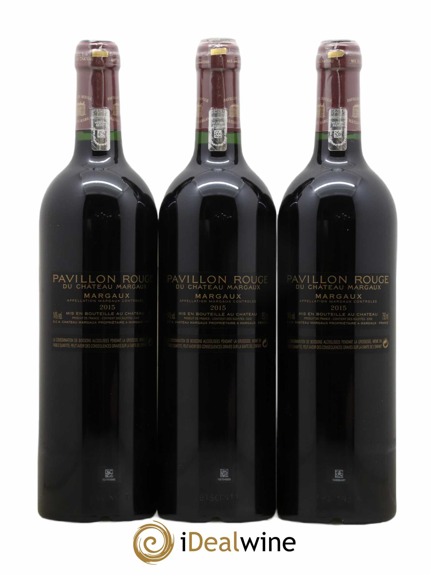Pavillon Rouge du Château Margaux Second Vin 2015 - Lot de 6 bouteilles - 2
