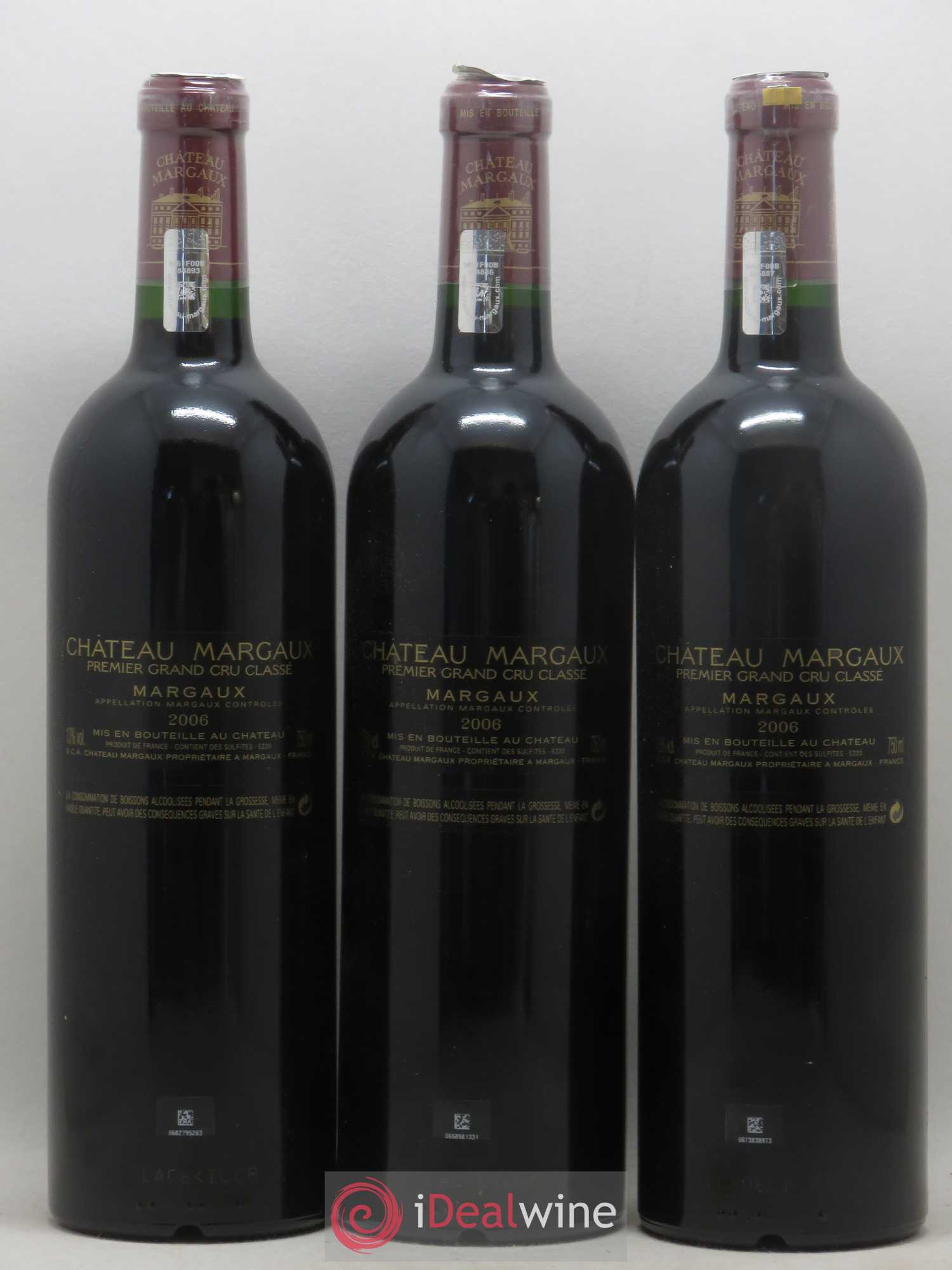 Château Margaux 1er Grand Cru Classé 2006 - Lot de 6 bouteilles - 4