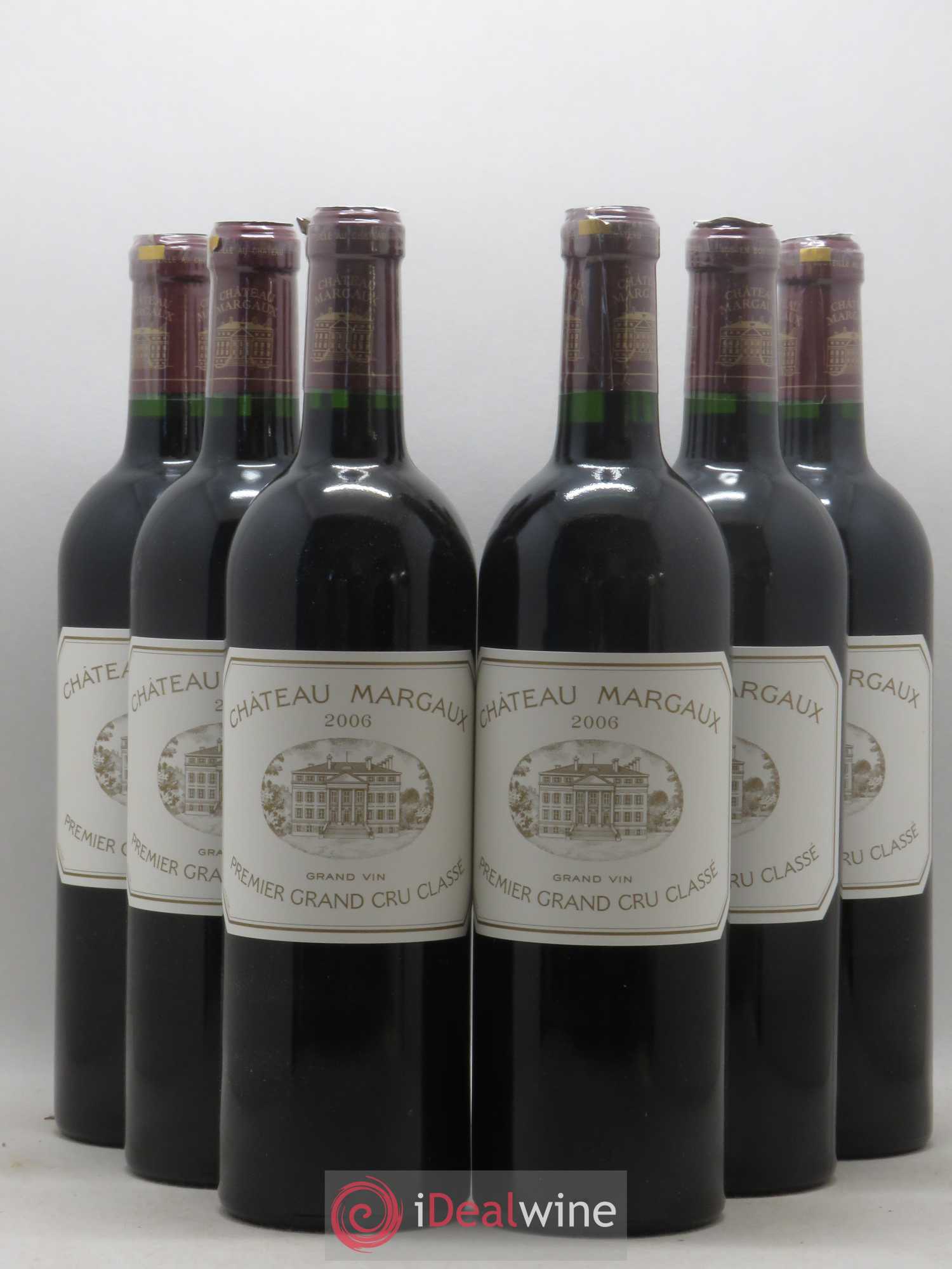 Château Margaux 1er Grand Cru Classé 2006 - Lot de 6 bouteilles - 0