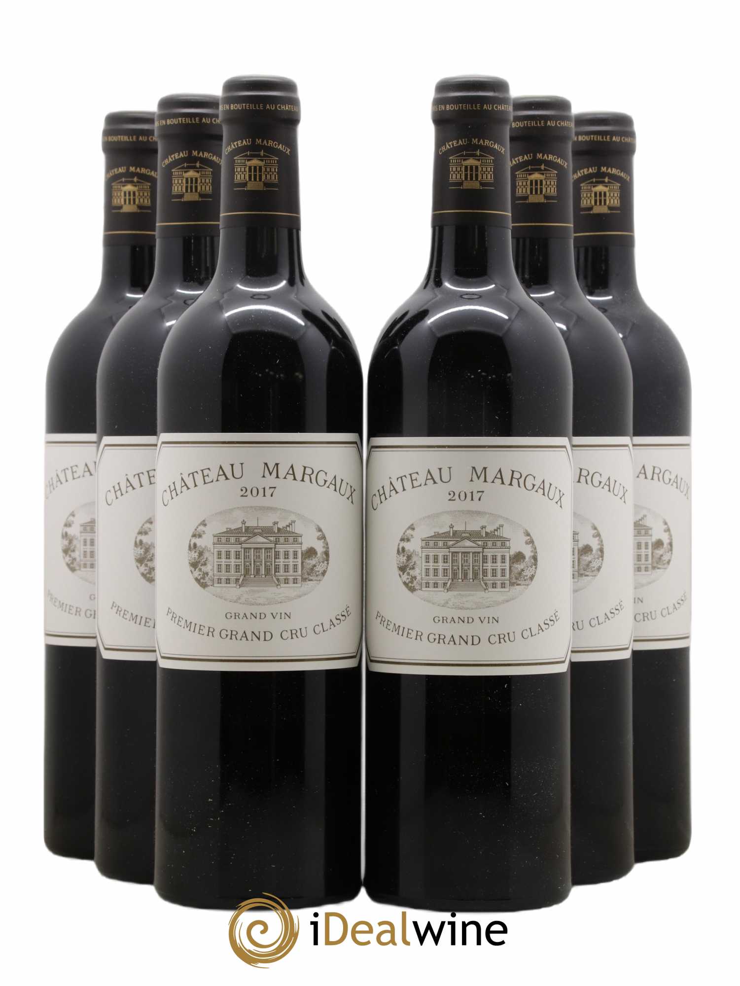 Château Margaux 1er Grand Cru Classé 2017 - Lot de 6 bouteilles - 0