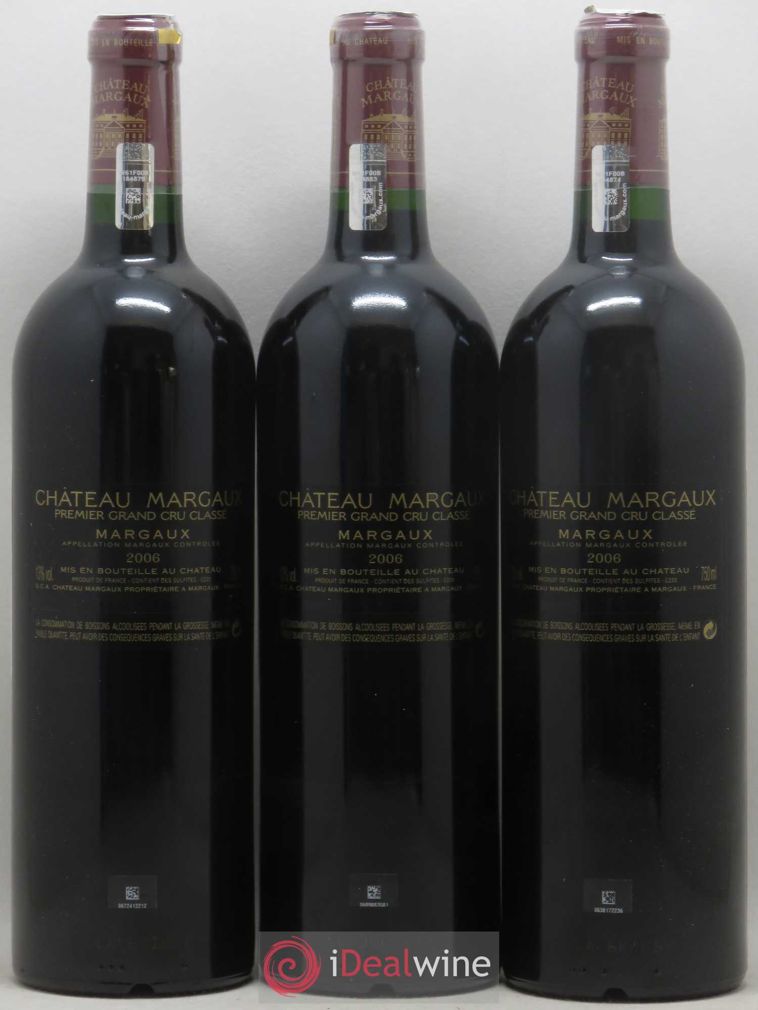 Château Margaux 1er Grand Cru Classé 2006 - Lot de 6 bouteilles - 2