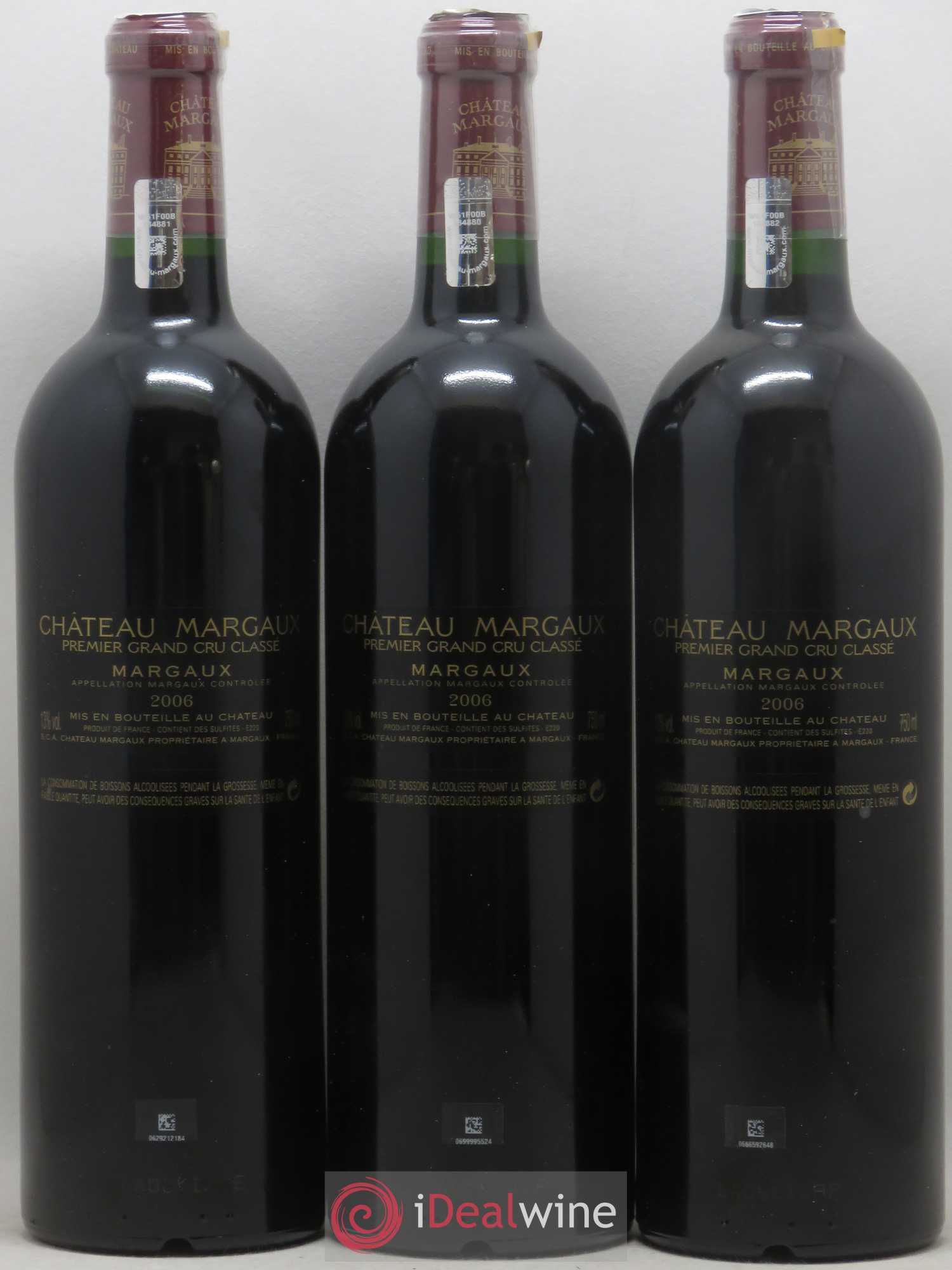 Château Margaux 1er Grand Cru Classé 2006 - Lot de 6 bouteilles - 4
