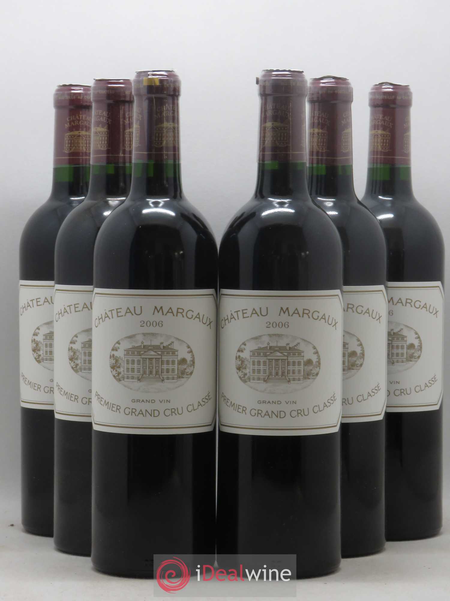 Château Margaux 1er Grand Cru Classé 2006 - Lot de 6 bouteilles - 0