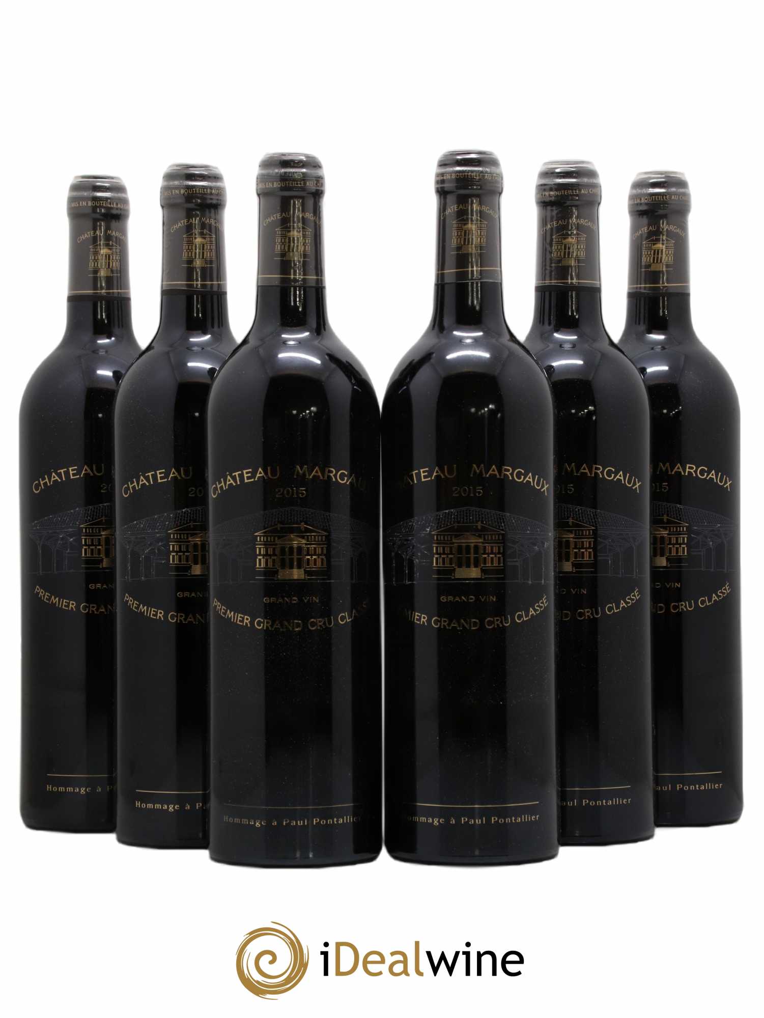 Château Margaux 1er Grand Cru Classé 2015 - Lot de 6 bouteilles - 0