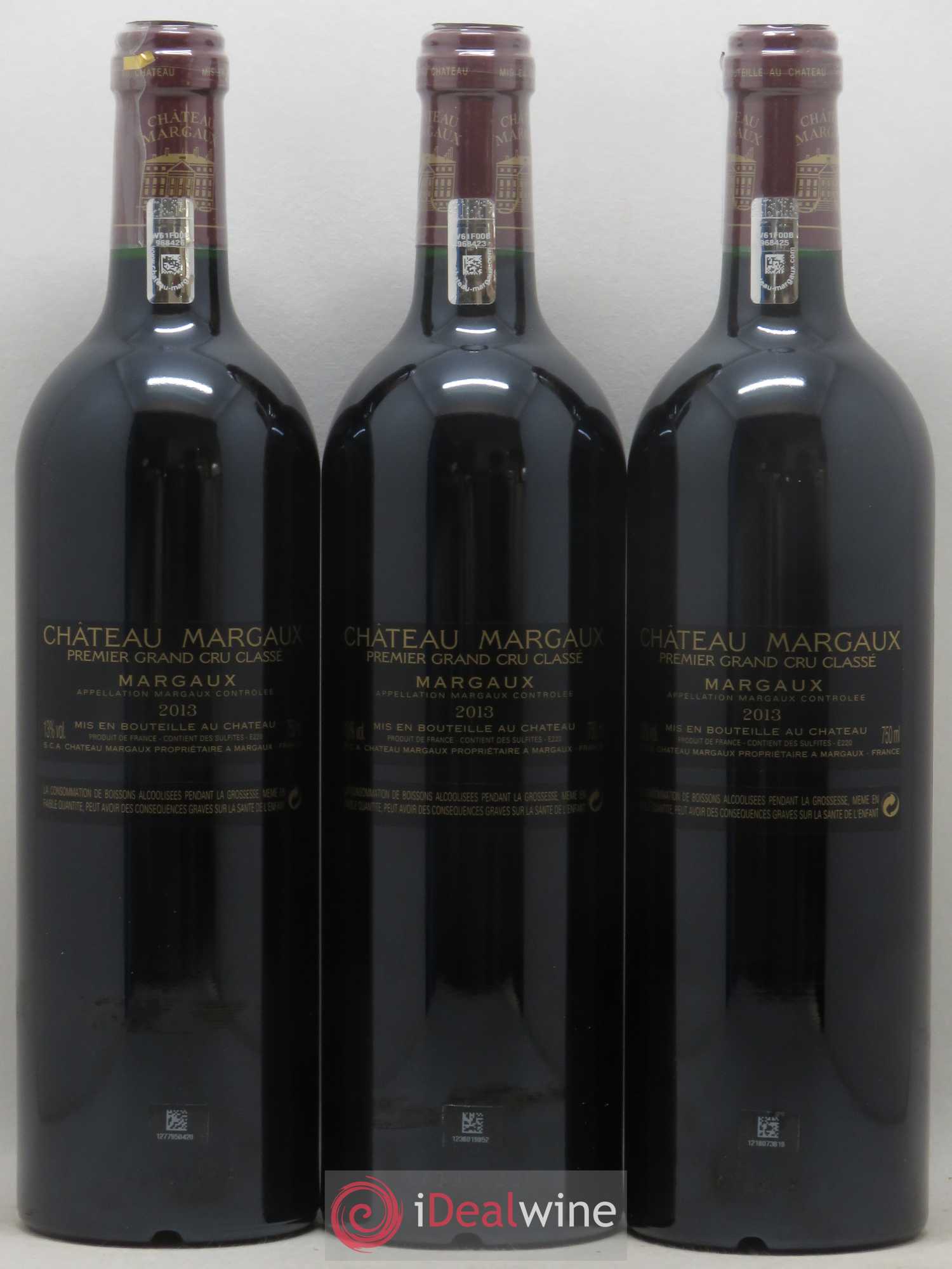 Château Margaux 1er Grand Cru Classé 2013 - Lot de 6 bouteilles - 4