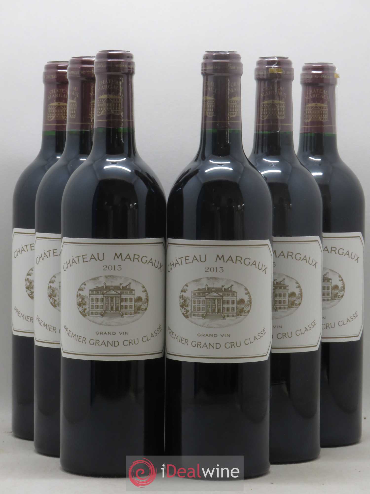Château Margaux 1er Grand Cru Classé 2013 - Lot de 6 bouteilles - 0