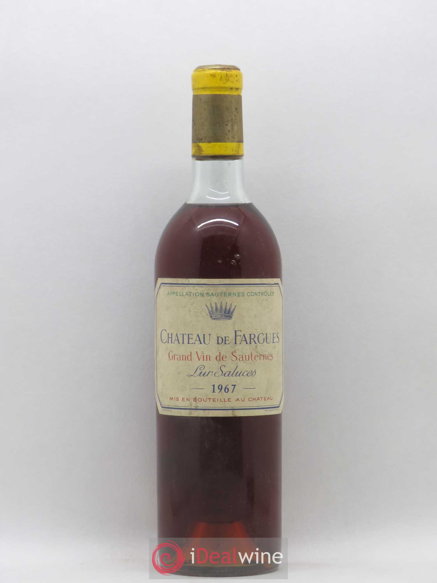Château de Fargues 1967 - Lot de 1 bouteille - 0