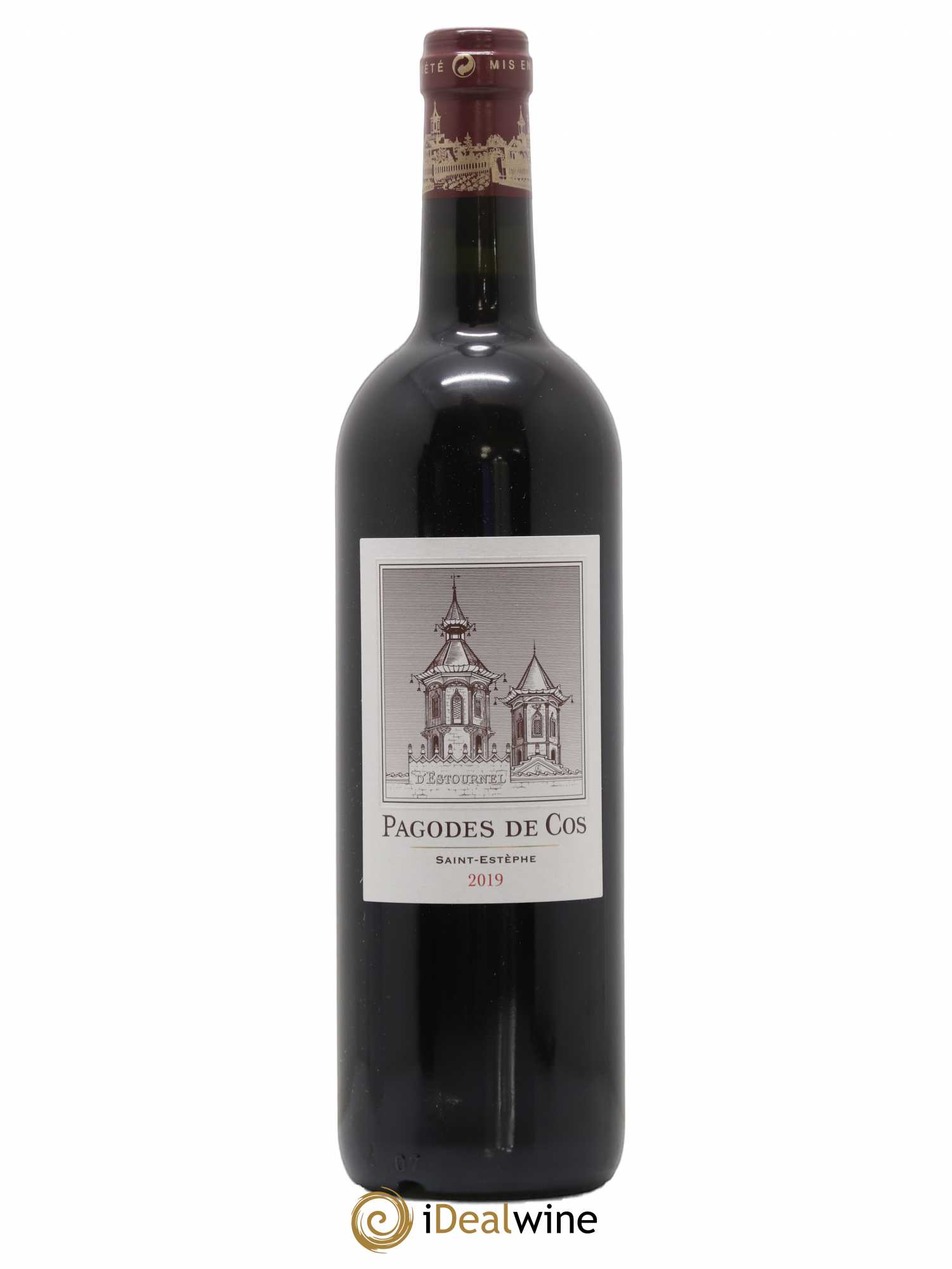 Les Pagodes de Cos Second Vin 2019 - Posten von 1 Flasche - 0