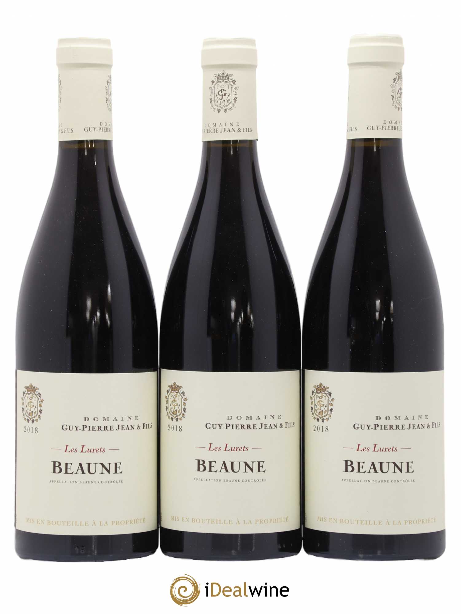 Beaune Les Lurets Domaine Guy Pierre Jean et Fils 2018 - Posten von 3 Flaschen - 0