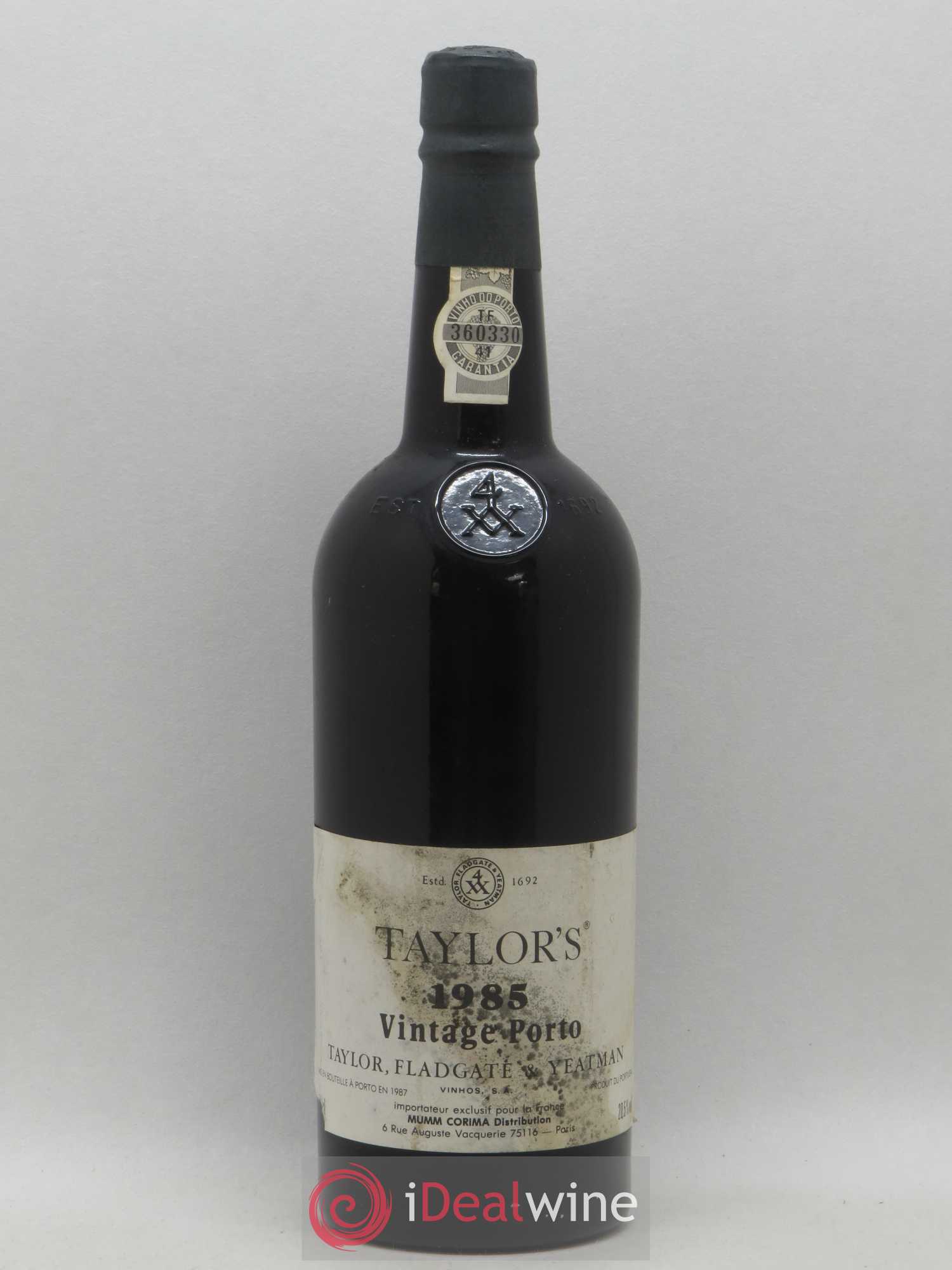 Porto Taylor's Vintage 1985 - Lot de 1 bouteille - 0