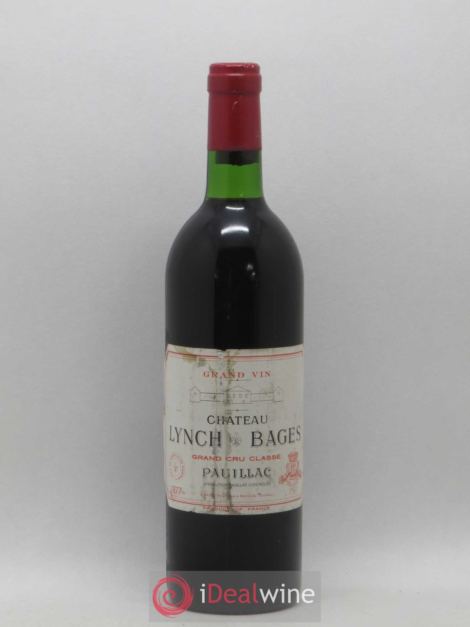 Château Lynch Bages 5ème Grand Cru Classé 1977 - Lot de 1 bouteille - 0