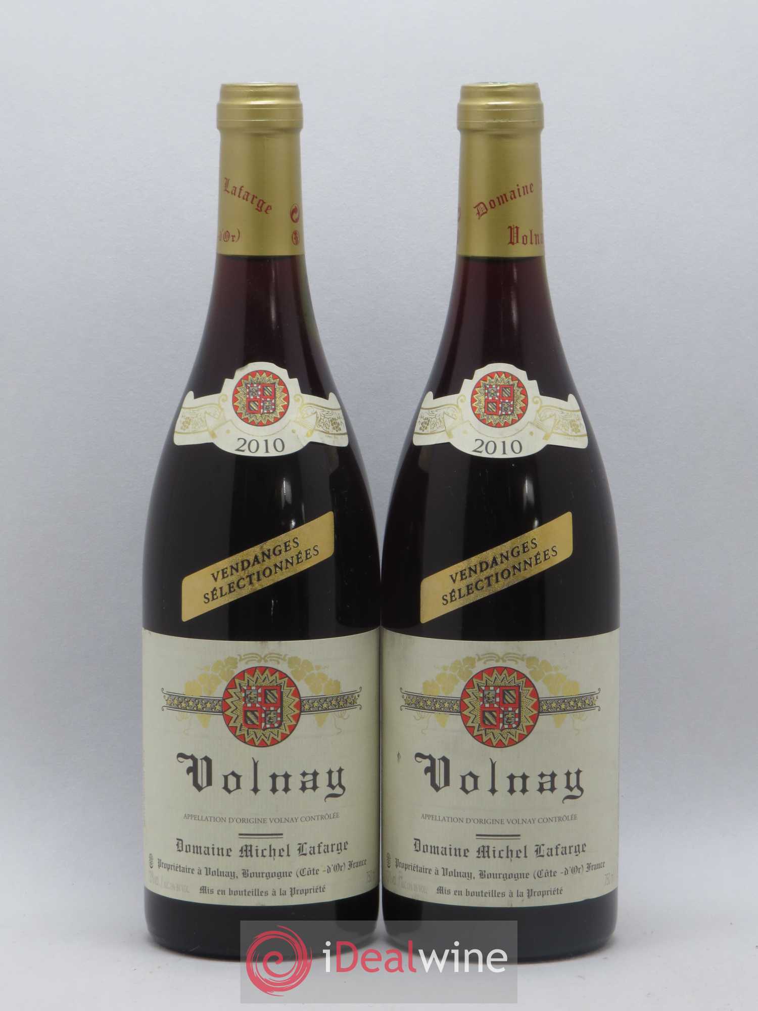 Volnay Vendanges sélectionnées Lafarge (Domaine) 2010 - Lot de 2 bouteilles - 0