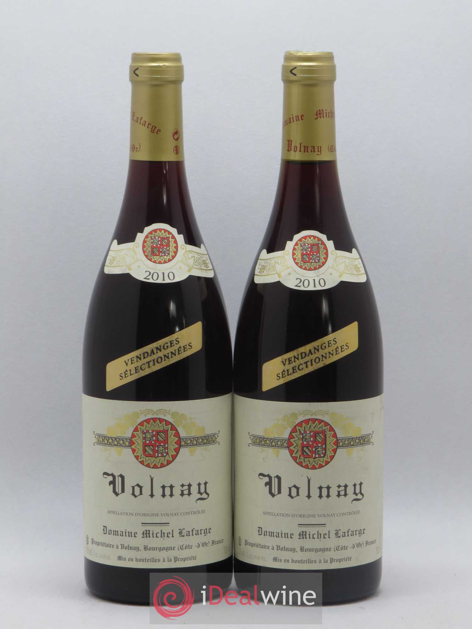 Volnay Vendanges sélectionnées Lafarge (Domaine) 2010 - Lot de 2 bouteilles - 0