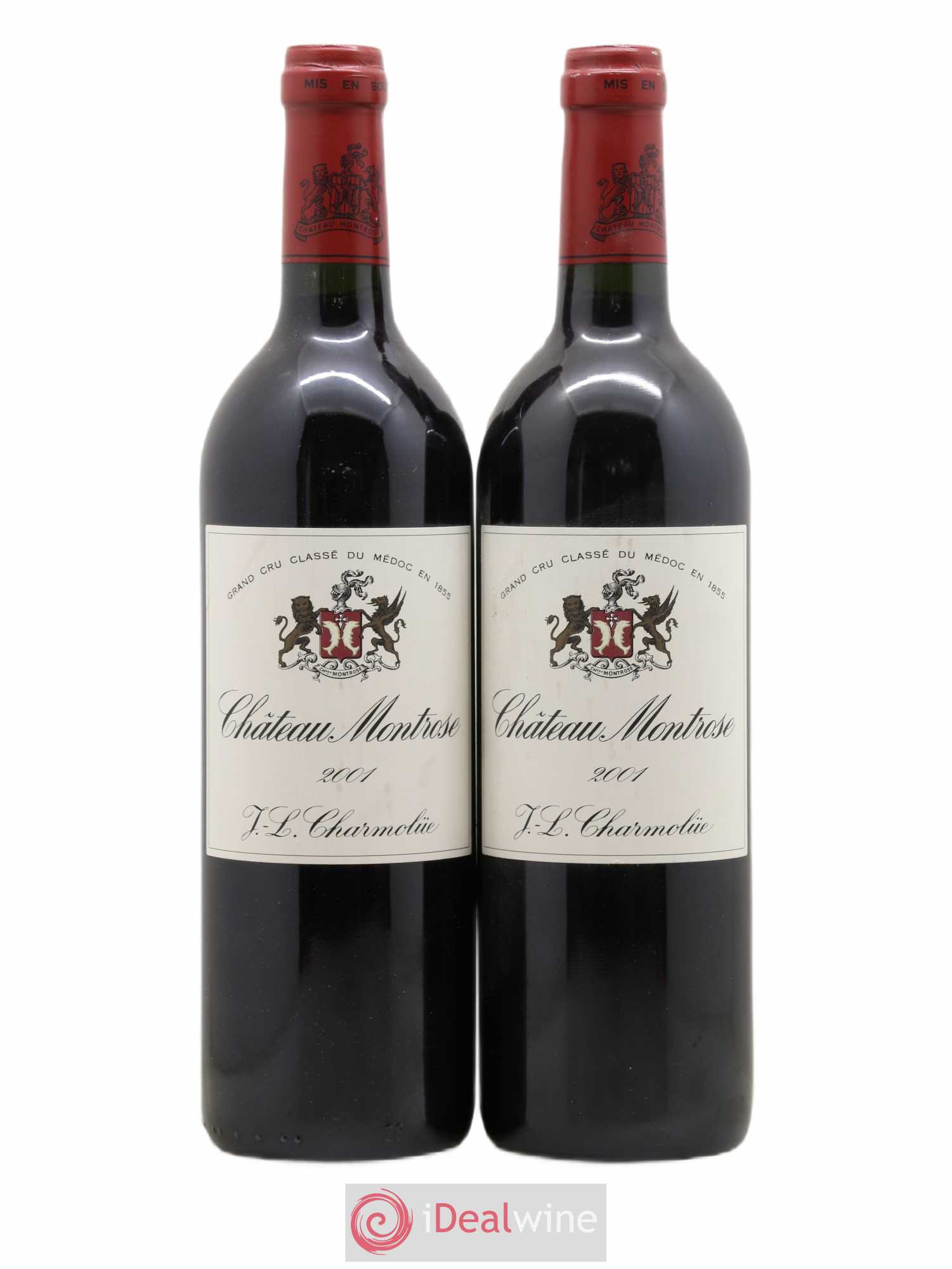 Château Montrose 2ème Grand Cru Classé 2001 - Lot de 2 bouteilles - 0
