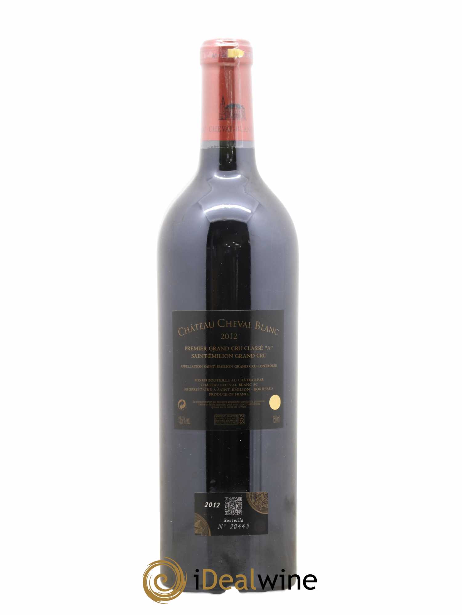 Château Cheval Blanc 1er Grand Cru Classé A 2012 - Lot de 1 bouteille - 1
