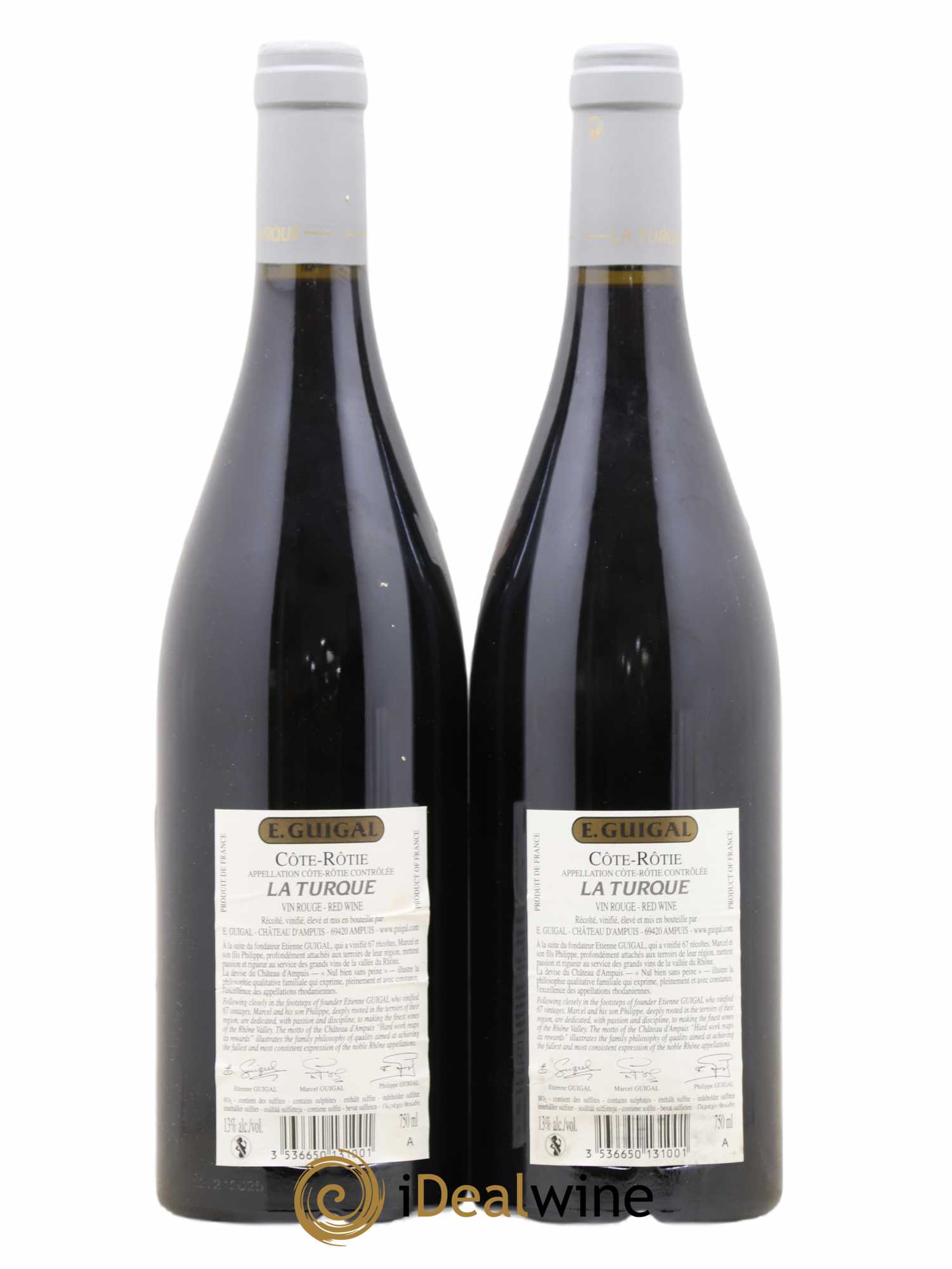 Côte-Rôtie La Turque Guigal 2008 - Lot de 2 bouteilles - 1