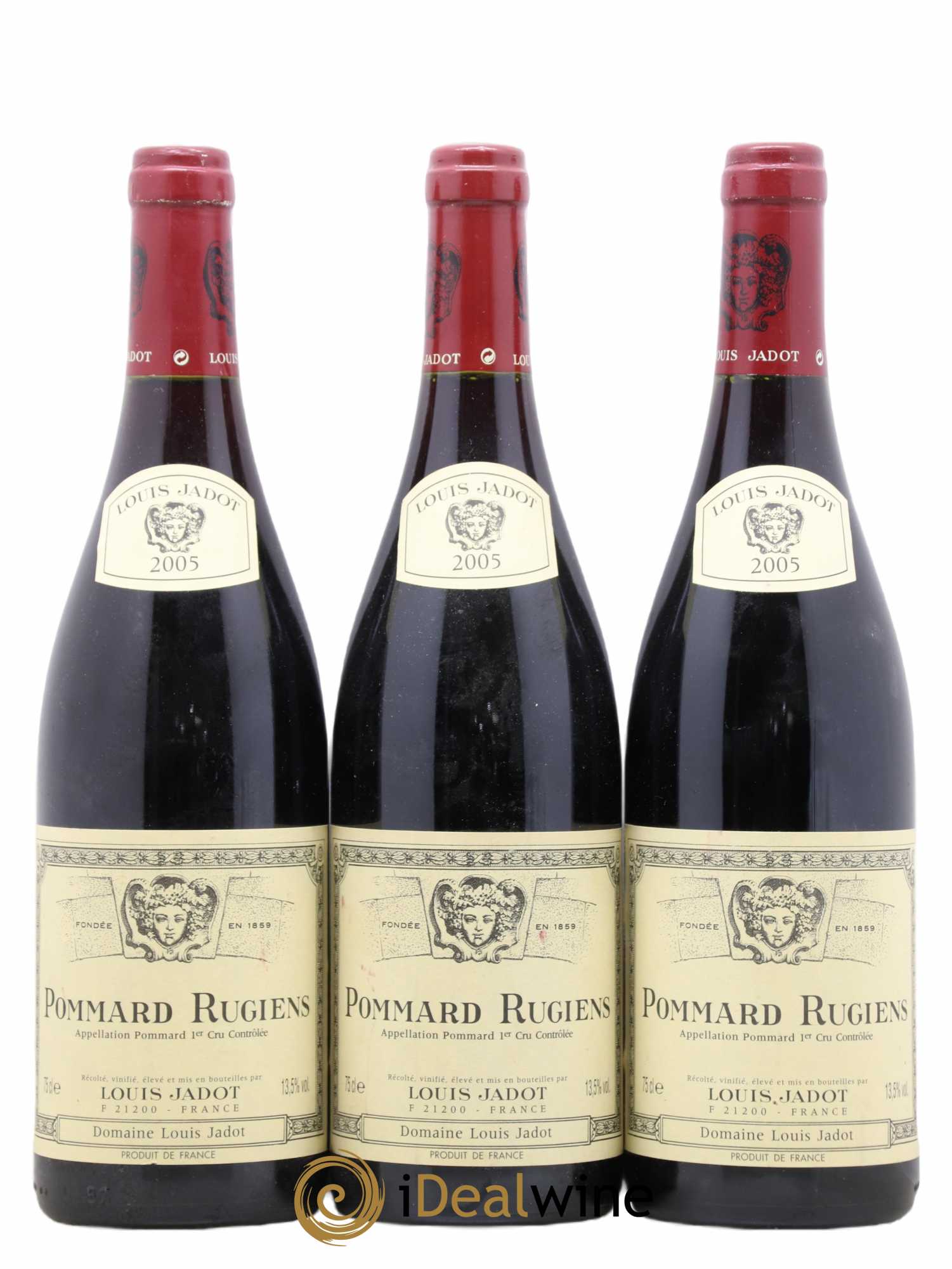 Pommard 1er Cru Les Rugiens Maison Louis Jadot 2005 - Lot de 3 bouteilles - 0