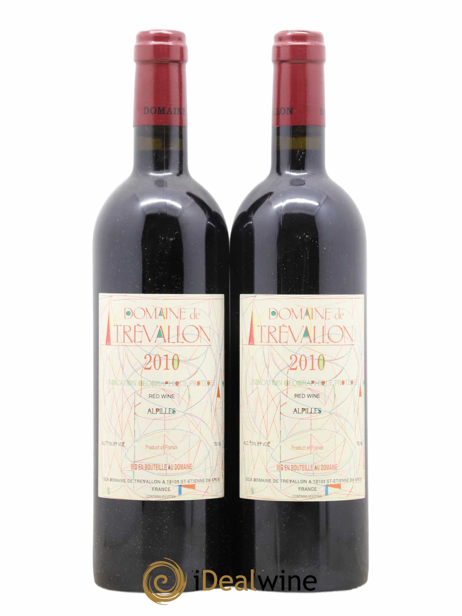 Alpilles Trévallon (Domaine de) Eloi Dürrbach 2010 - Lot de 2 bouteilles - 0