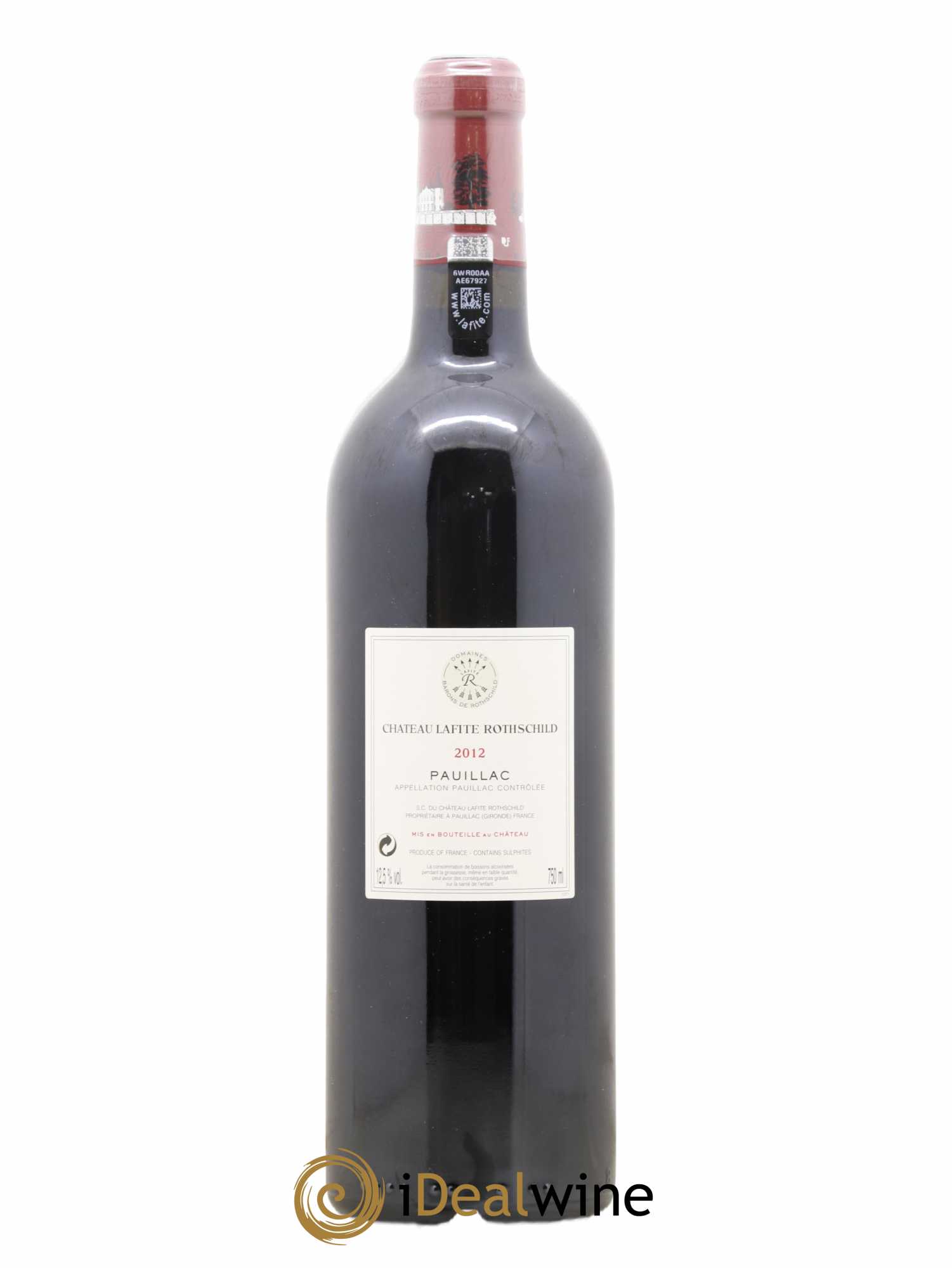 Château Lafite Rothschild 1er Grand Cru Classé 2012 - Lot de 1 bouteille - 1