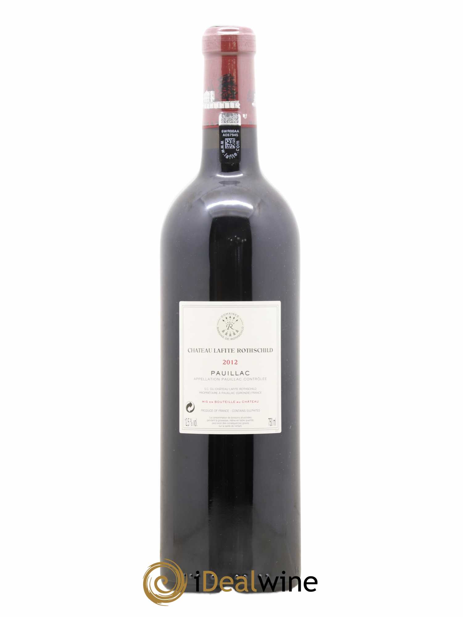 Château Lafite Rothschild 1er Grand Cru Classé 2012 - Lot de 1 bouteille - 1