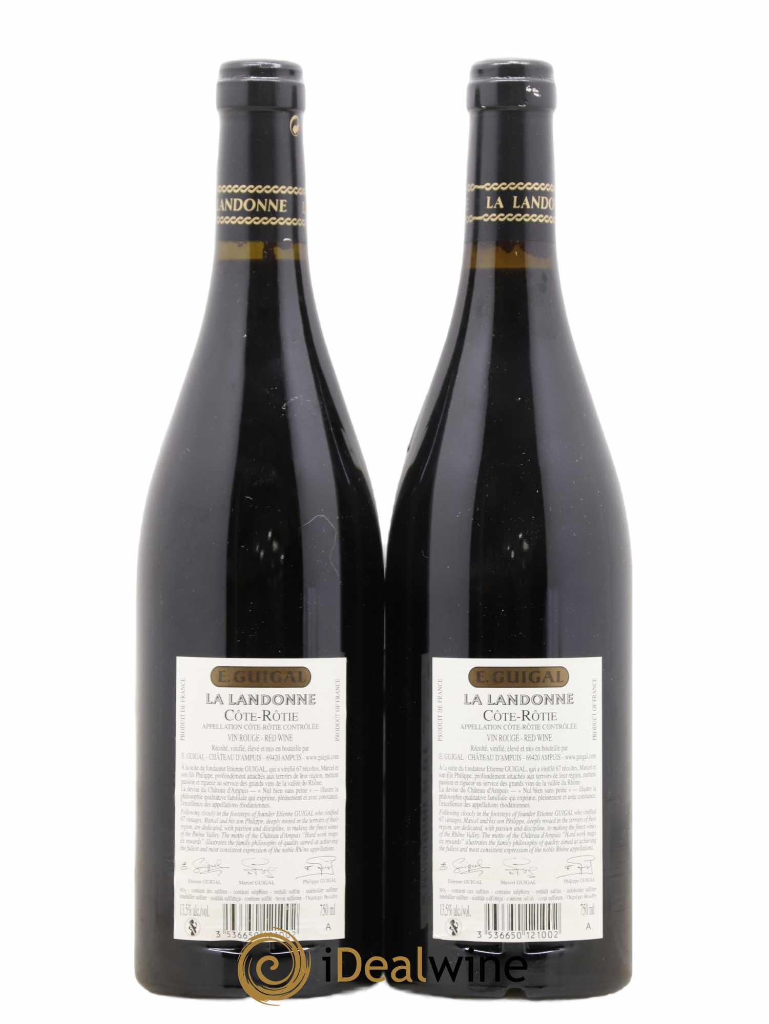 Côte-Rôtie La Landonne Guigal 2012 - Lot de 2 bouteilles - 1