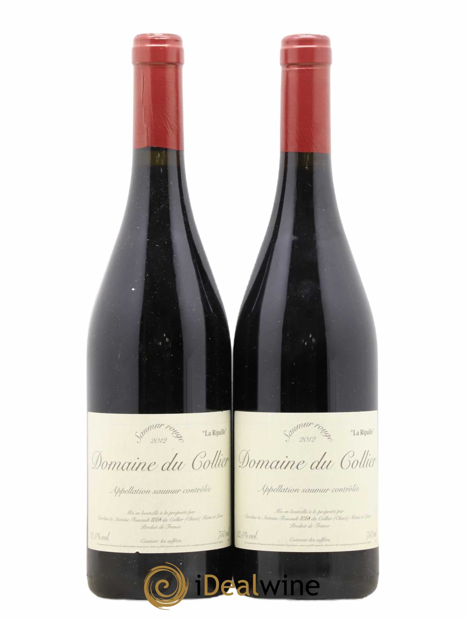Saumur La Ripaille Domaine du Collier 2012 - Lot de 2 bouteilles - 0