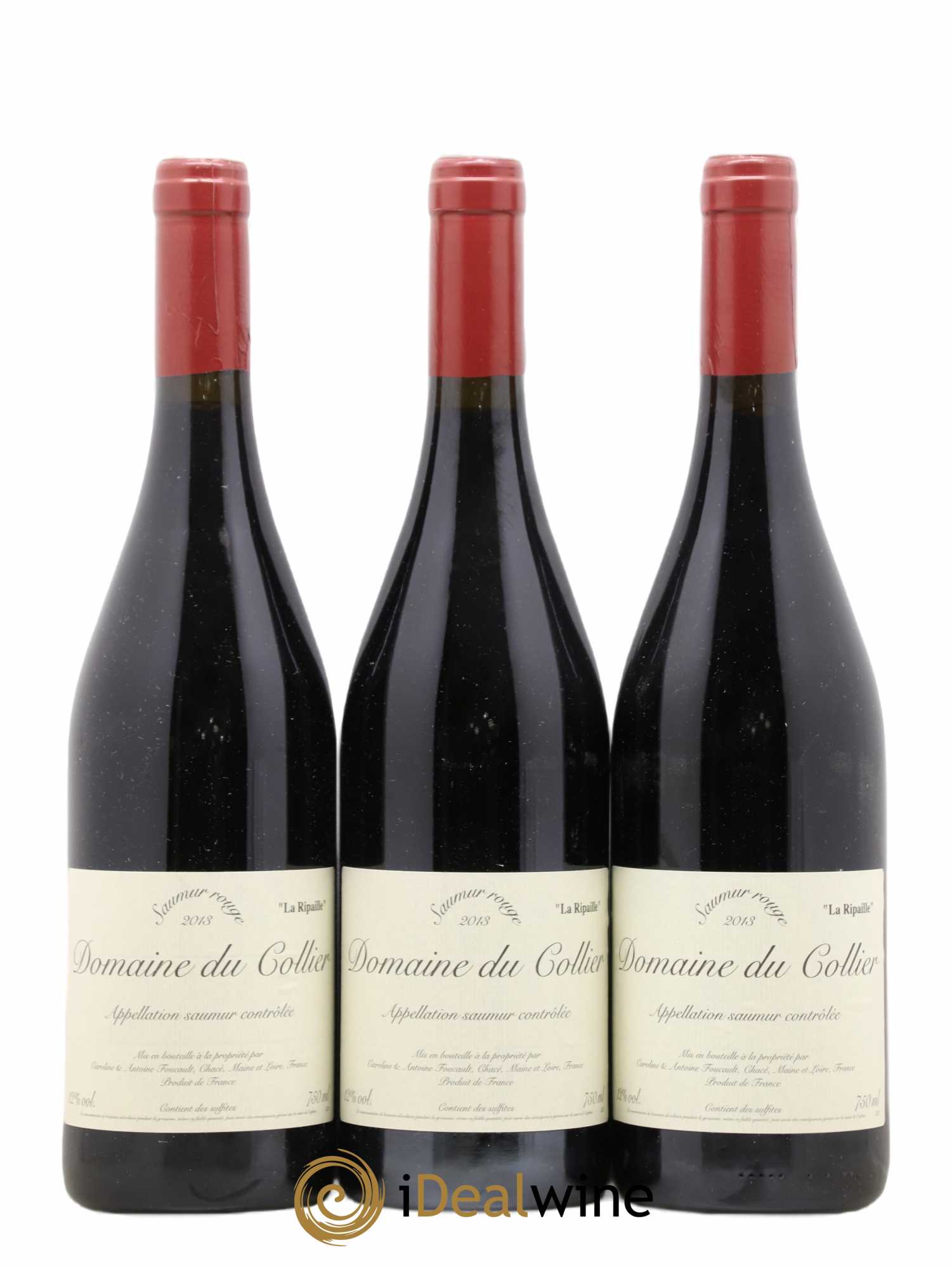 Saumur La Ripaille Domaine du Collier 2013 - Posten von 3 Flaschen - 0