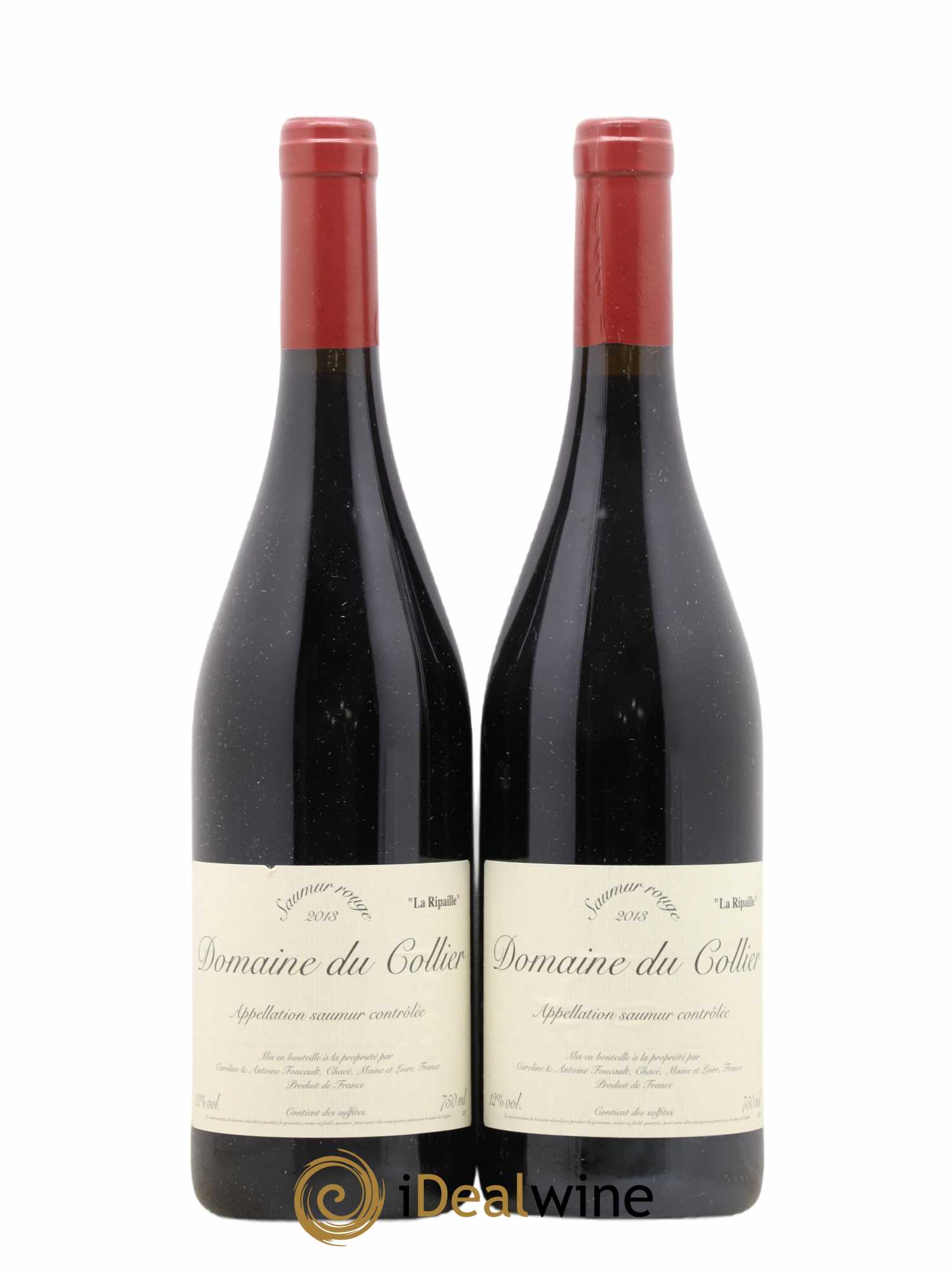 Saumur La Ripaille Domaine du Collier 2013 - Lot de 2 bouteilles - 0