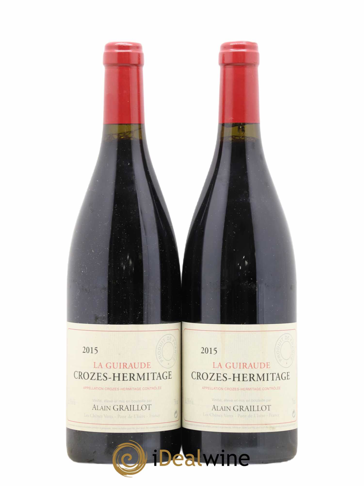 Crozes-Hermitage La Guiraude Domaine Graillot 2015 - Lot de 2 bouteilles - 0