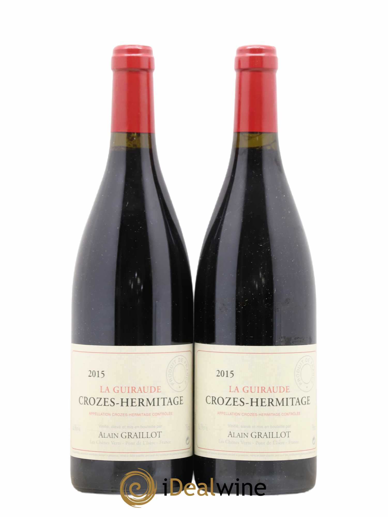 Crozes-Hermitage La Guiraude Domaine Graillot 2015 - Lot de 2 bouteilles - 0