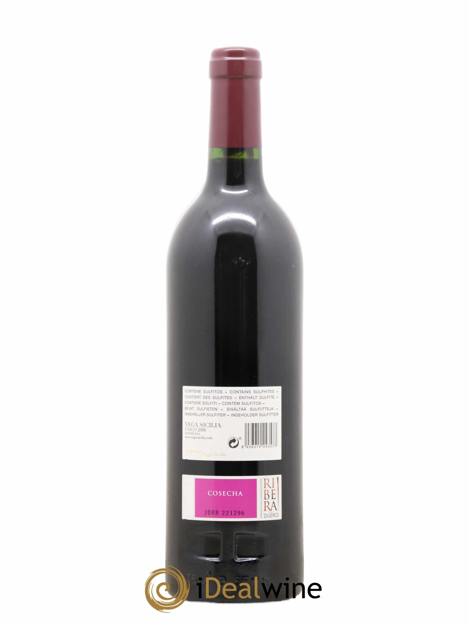 Ribera Del Duero DO Vega Sicilia Unico Famille Alvarez 2006 - Lot de 1 bouteille - 1