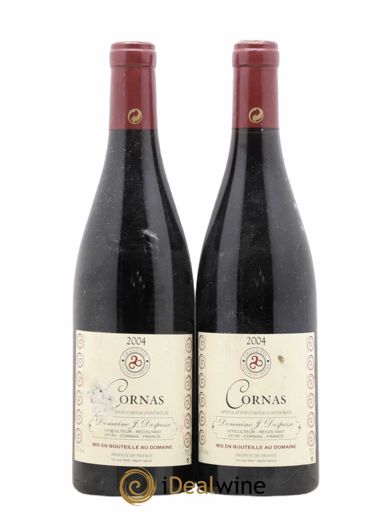Cornas Domaine Jérome Despesse 2004 - Posten von 2 Flaschen - 0