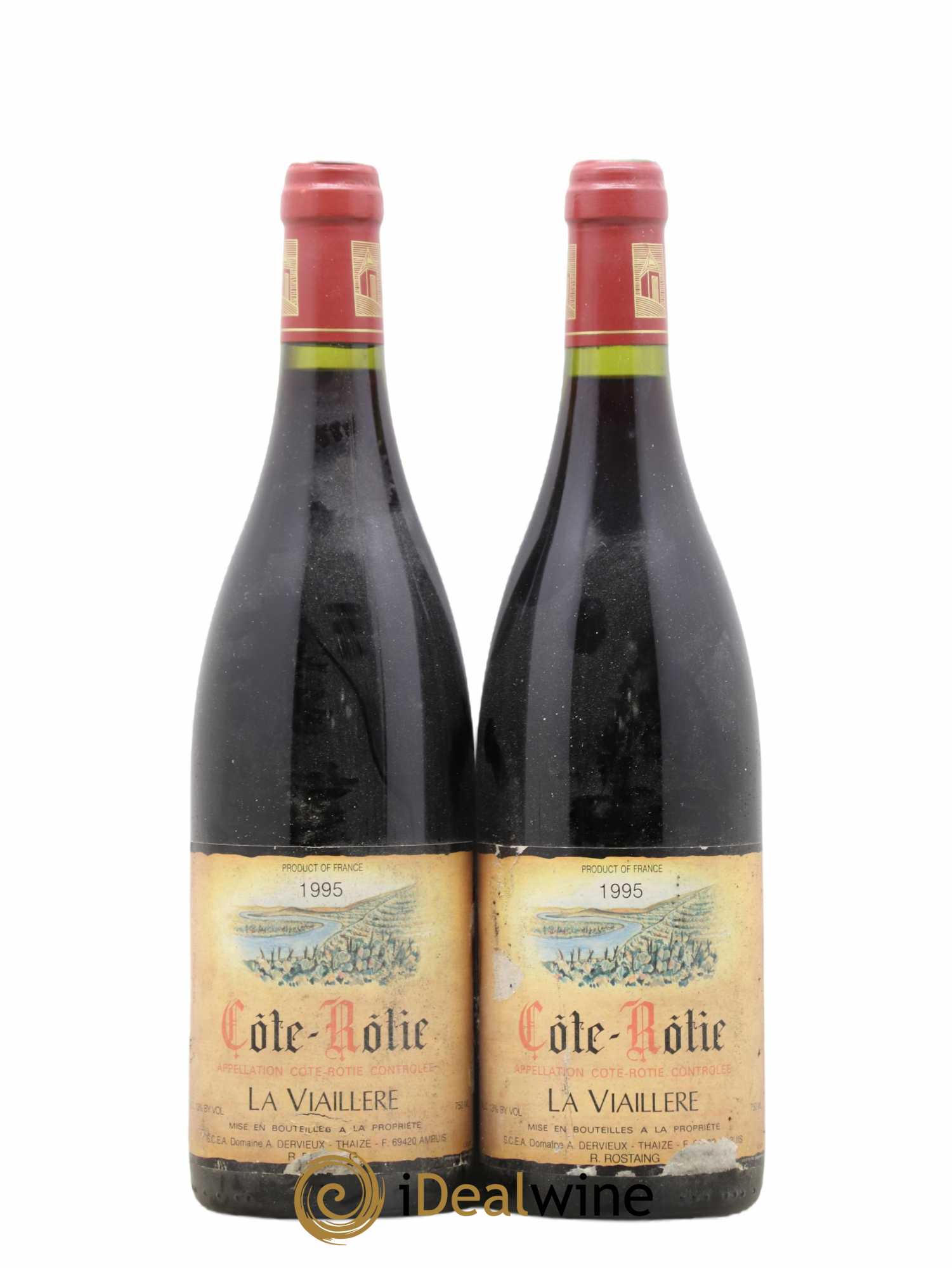 Côte-Rôtie La Viaillère René Rostaing 1995 - Lot de 2 bouteilles - 0