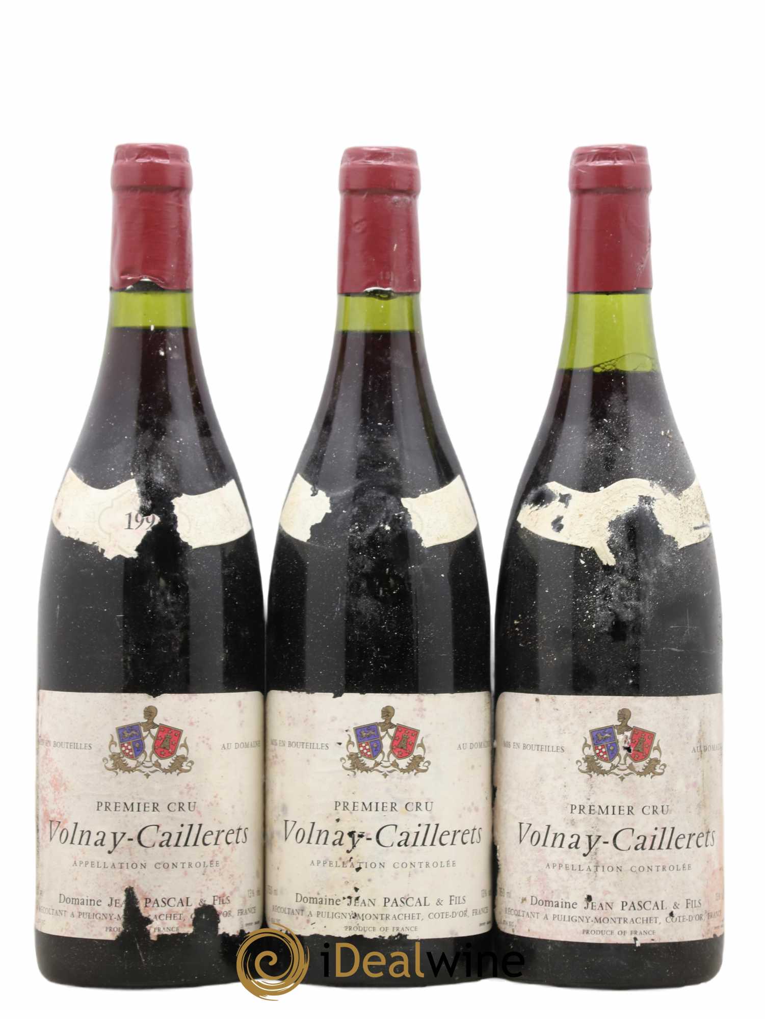 Volnay 1er Cru (senza prezzo di riserva) - Lotto di 3 bottiglie - 0