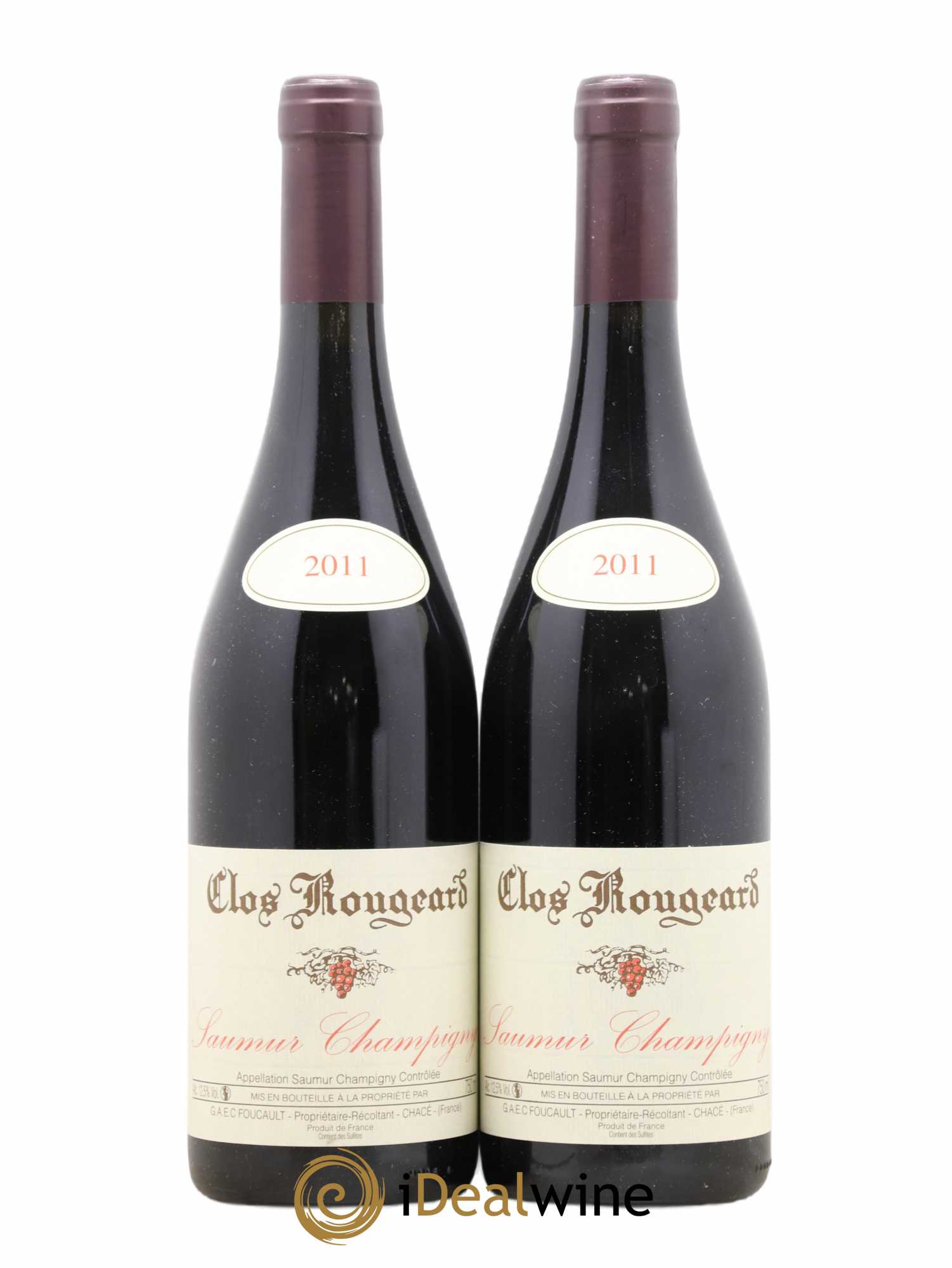 Saumur-Champigny Clos Rougeard (sans prix de réserve) 2011 - Lot de 2 bouteilles - 0