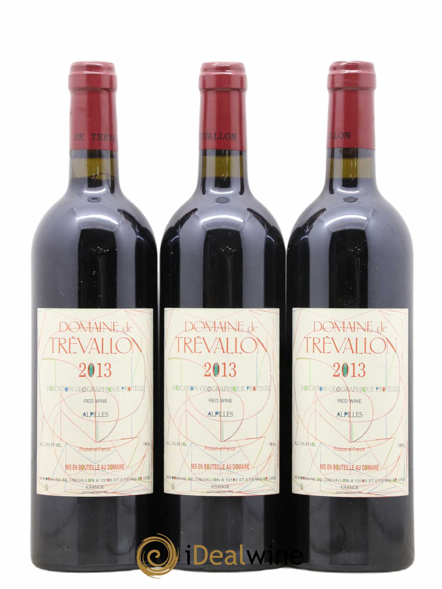 Alpilles Trévallon (Domaine de) Eloi Dürrbach 2013 - Lot de 3 bouteilles - 0