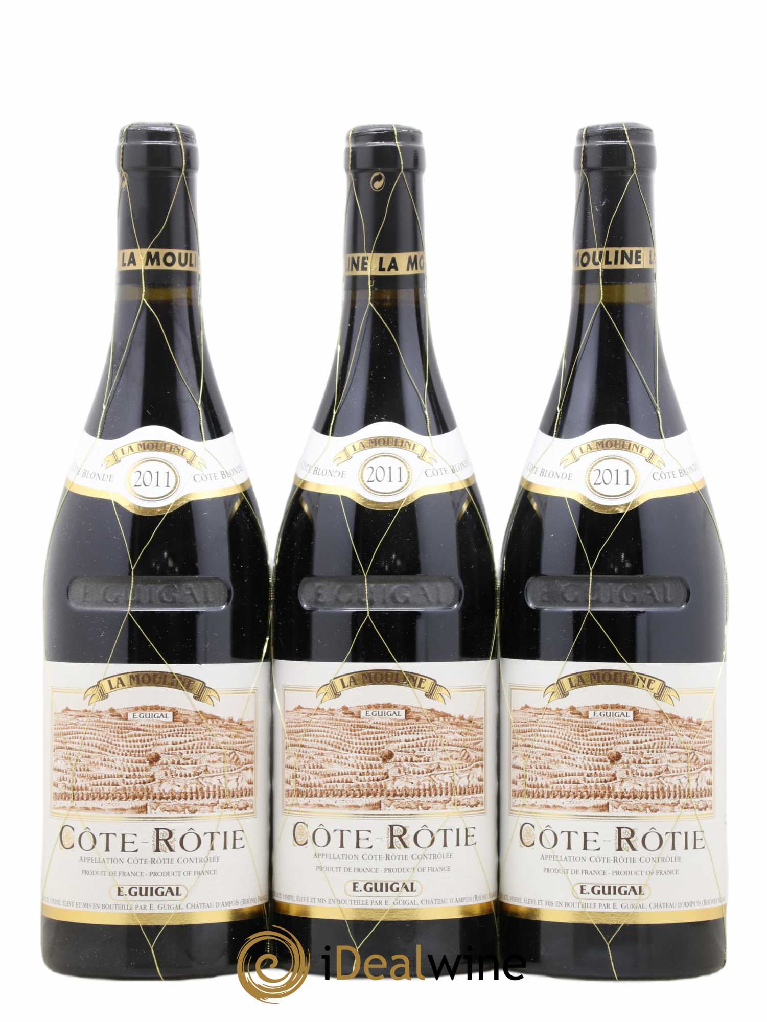 Côte-Rôtie La Mouline Guigal 2011 - Lot de 3 bouteilles - 0