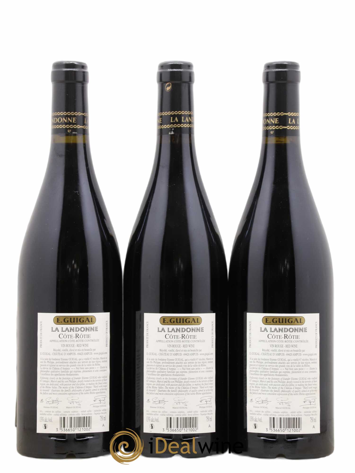 Côte-Rôtie La Landonne Guigal 2011 - Lot de 3 bouteilles - 1