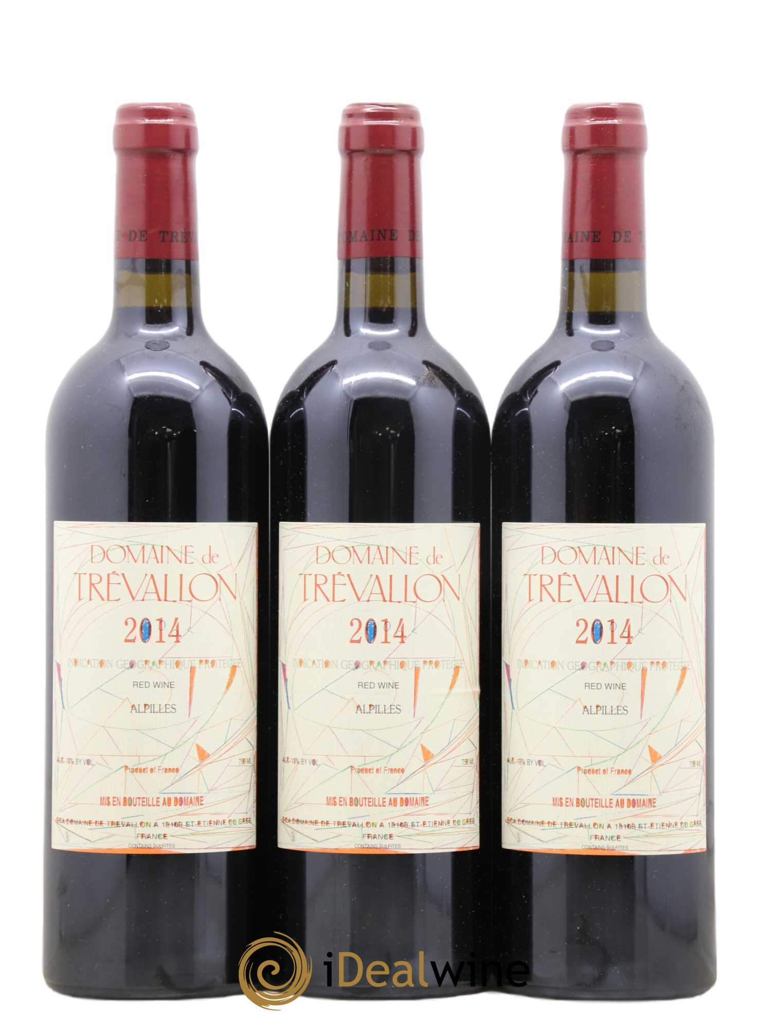 Alpilles Trévallon (Domaine de) Eloi Dürrbach 2014 - Lot de 3 bouteilles - 0