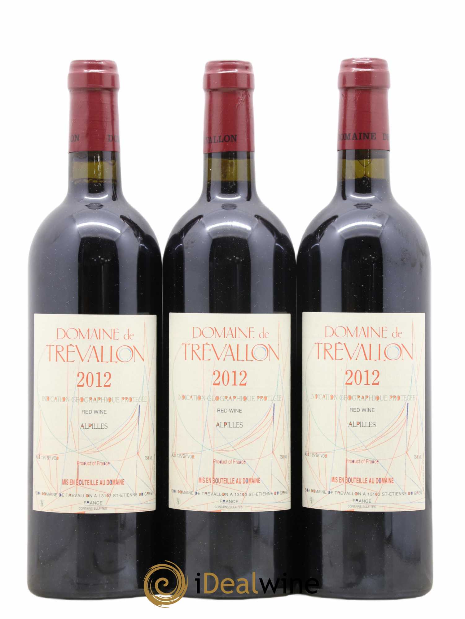Alpilles Trévallon (Domaine de) Eloi Dürrbach 2012 - Lot de 3 bouteilles - 0